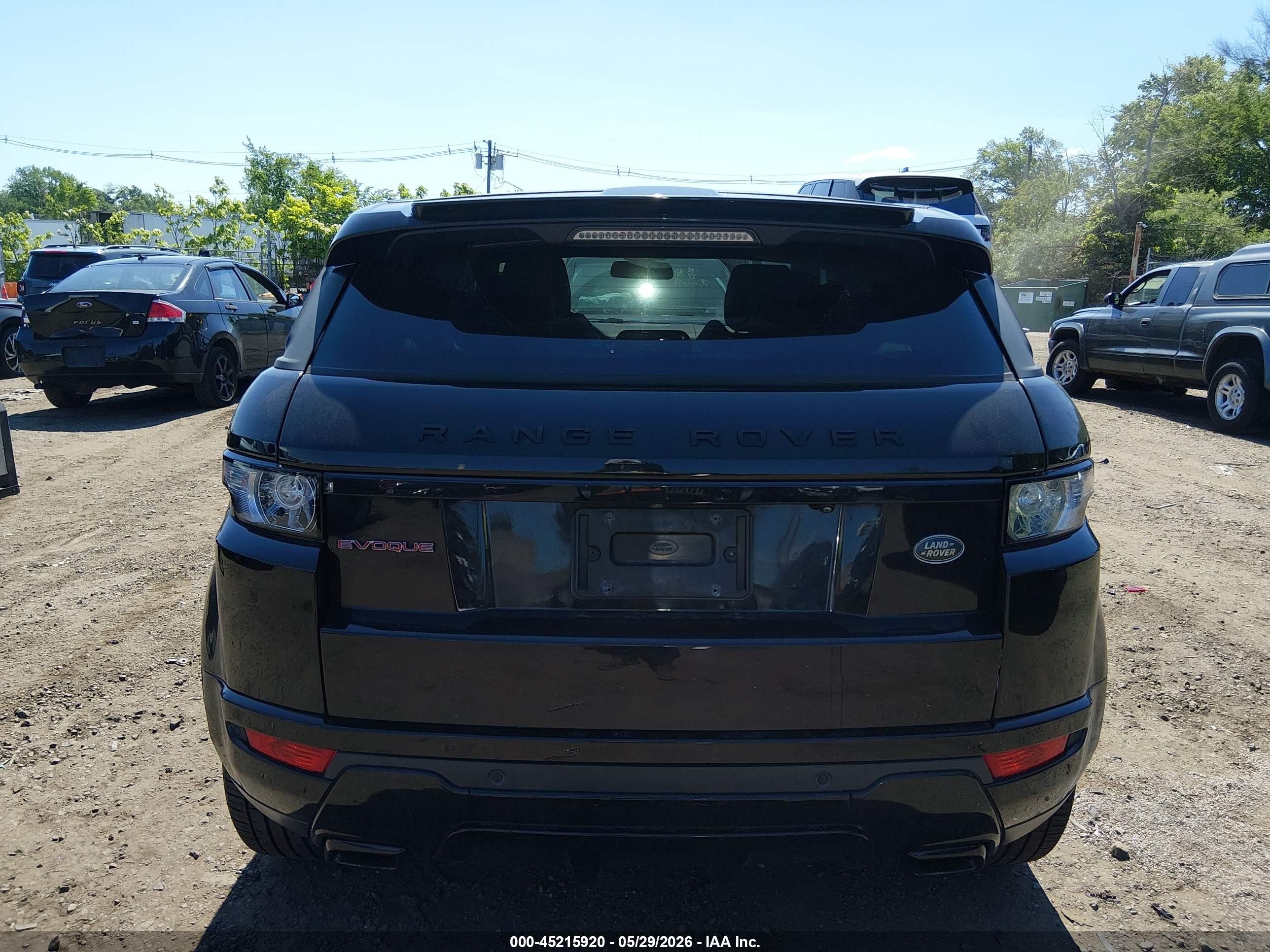 2014 Land Rover Range Rover Evoque Dynamic Black vin: SALVT2BG0EH898362