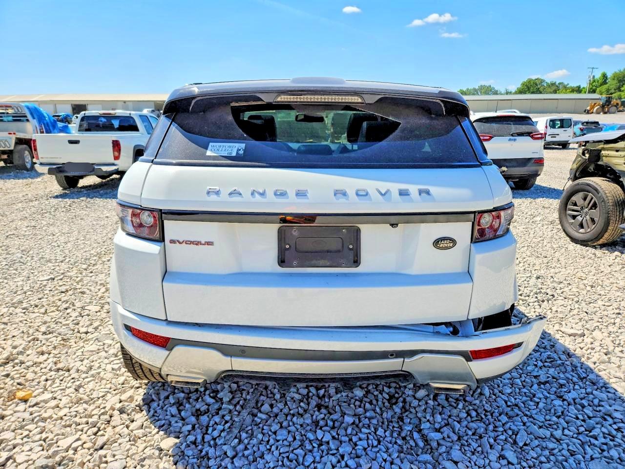 2013 Land Rover Range Rover Evoque Dynamic Premium White vin: SALVT2BG1DH805315