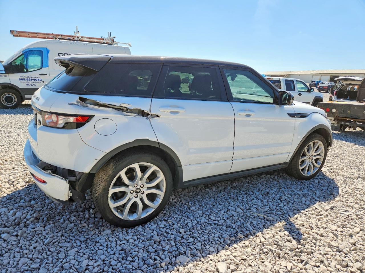 2013 Land Rover Range Rover Evoque Dynamic Premium White vin: SALVT2BG1DH805315