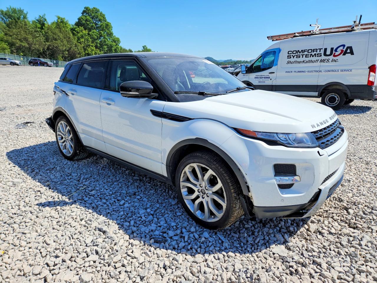 2013 Land Rover Range Rover Evoque Dynamic Premium White vin: SALVT2BG1DH805315