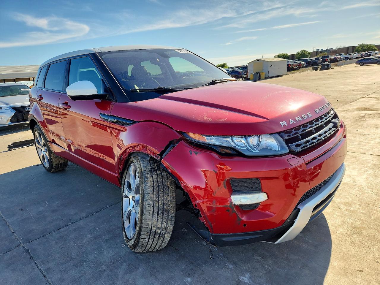 2015 Land Rover Range Rover Evoque Dynamic Premium Красный vin: SALVT2BG1FH991277