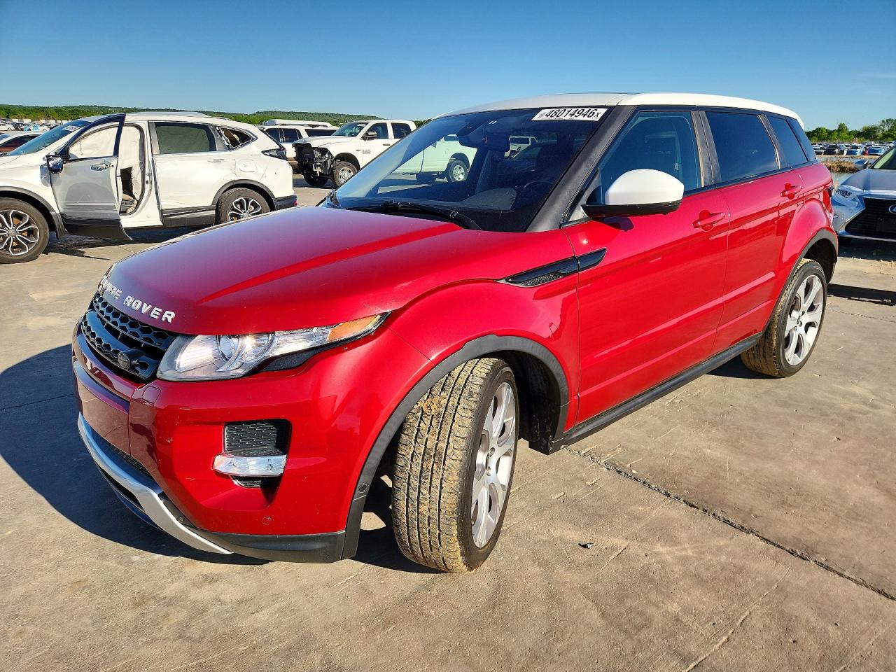 2015 Land Rover Range Rover Evoque Dynamic Premium Красный vin: SALVT2BG1FH991277