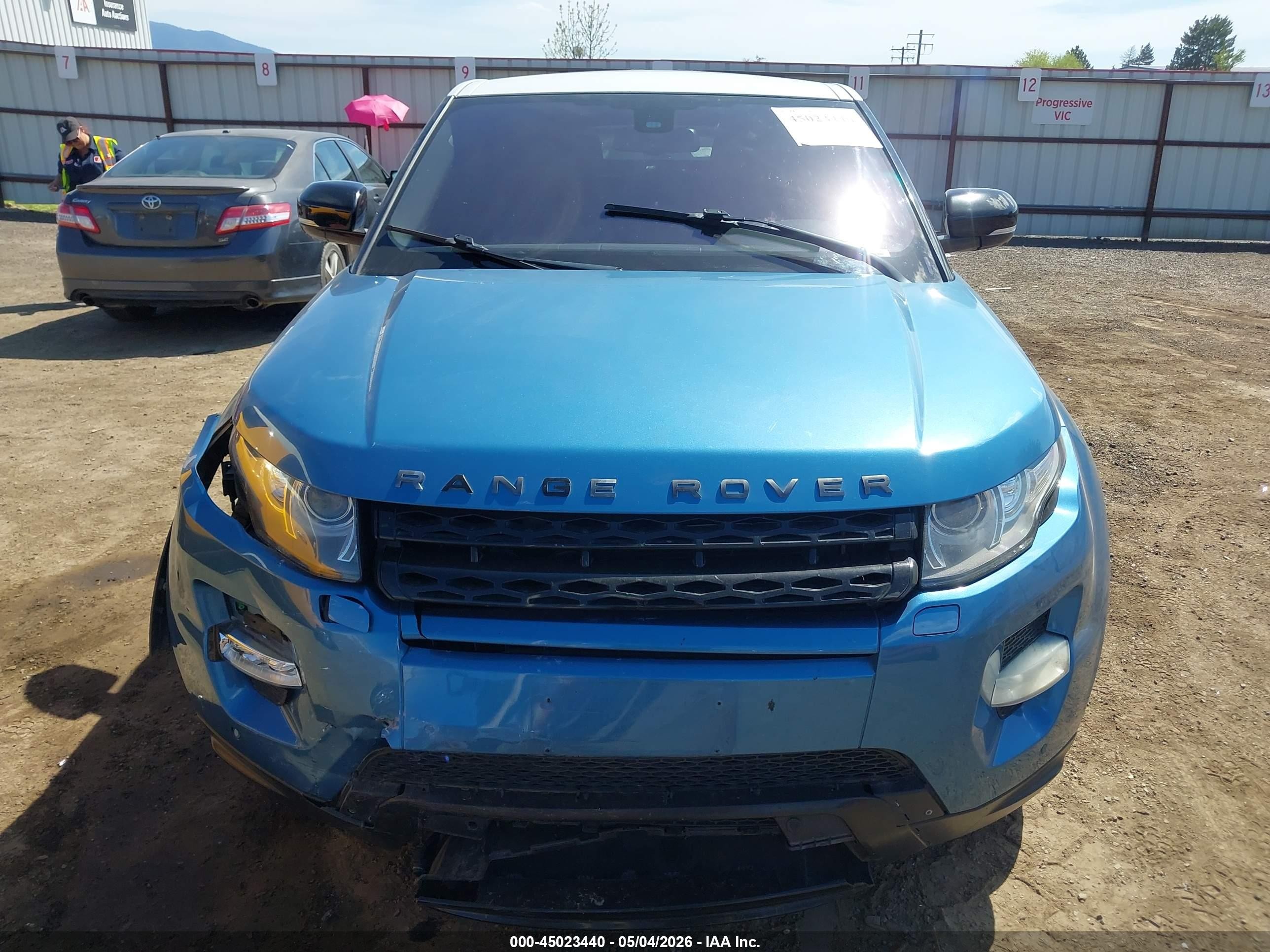 2012 Land Rover Range Rover Evoque Pure Plus Blue vin: SALVT2BG3CH646778