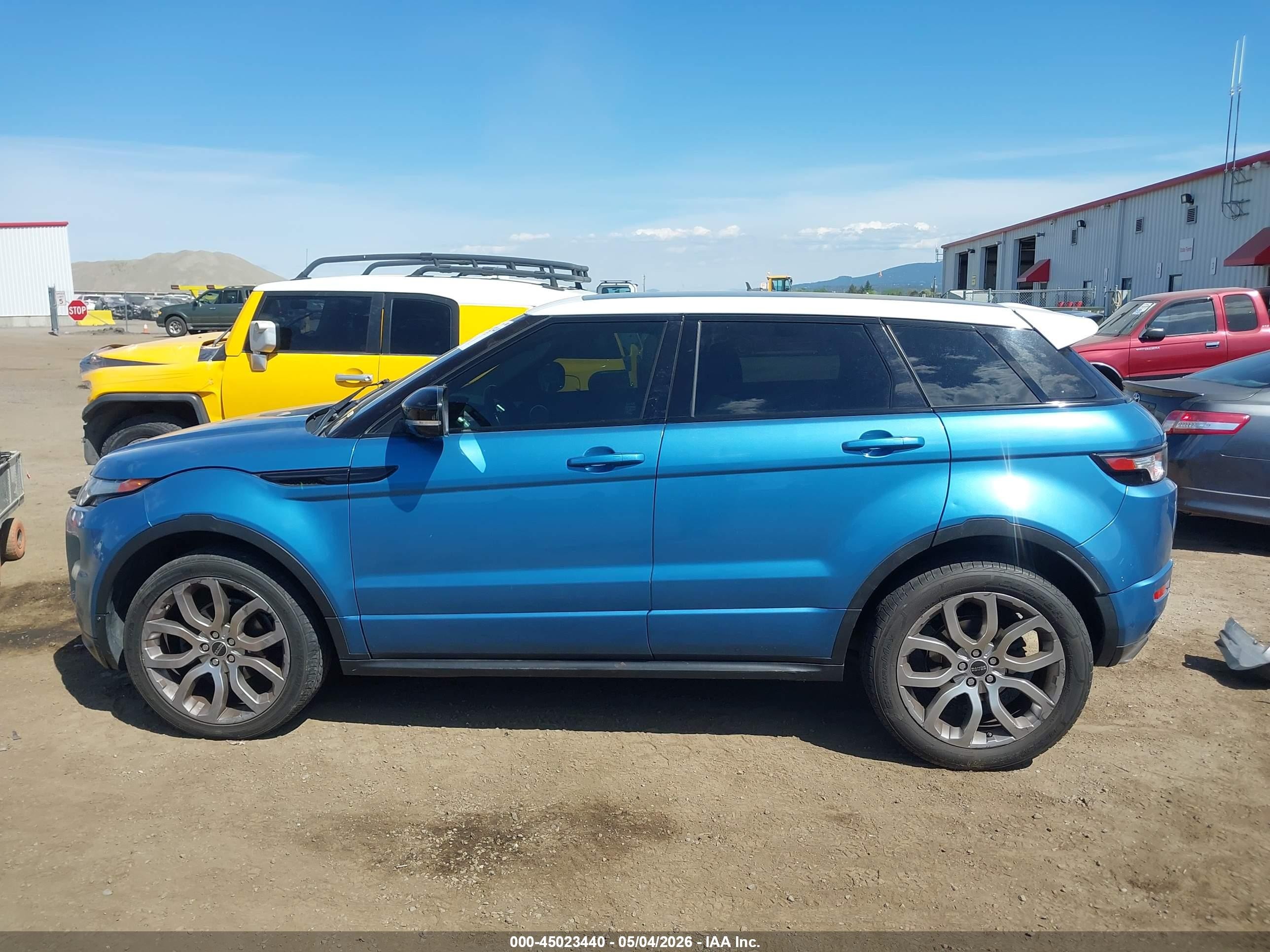2012 Land Rover Range Rover Evoque Pure Plus Blue vin: SALVT2BG3CH646778