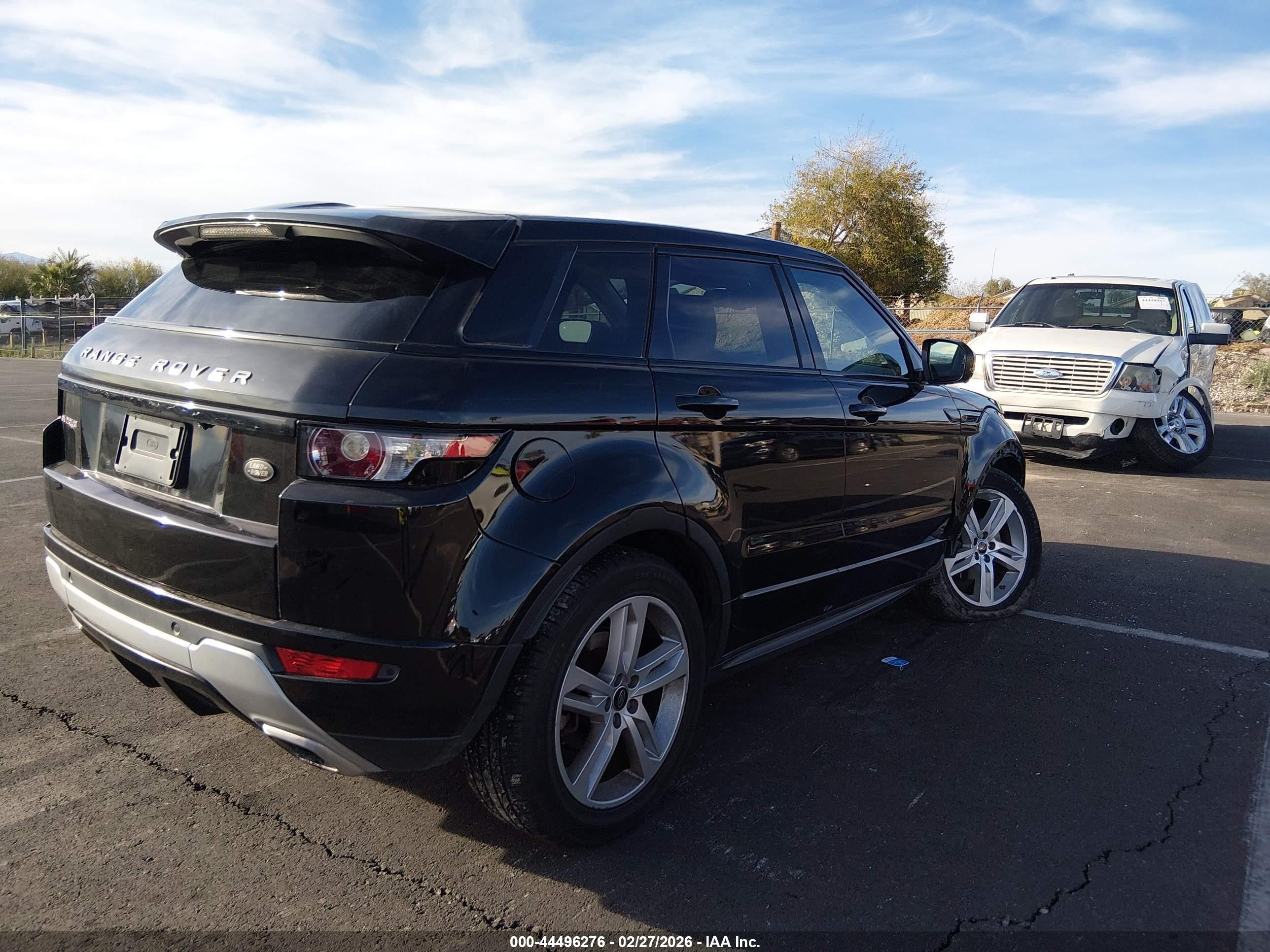 2013 Land Rover Range Rover Evoque Pure Black vin: SALVT2BG3DH719066
