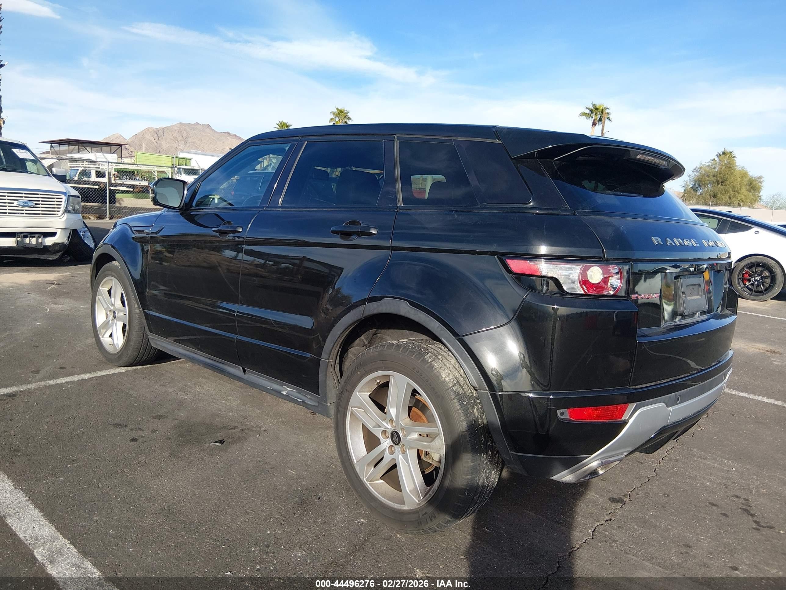 2013 Land Rover Range Rover Evoque Pure Black vin: SALVT2BG3DH719066