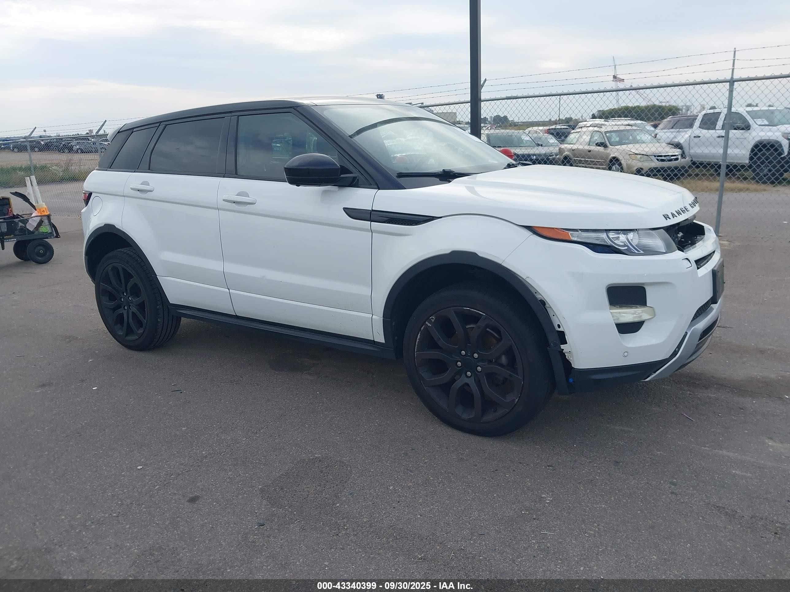 2014 Land Rover Range Rover Evoque Dynamic White vin: SALVT2BG5EH938967