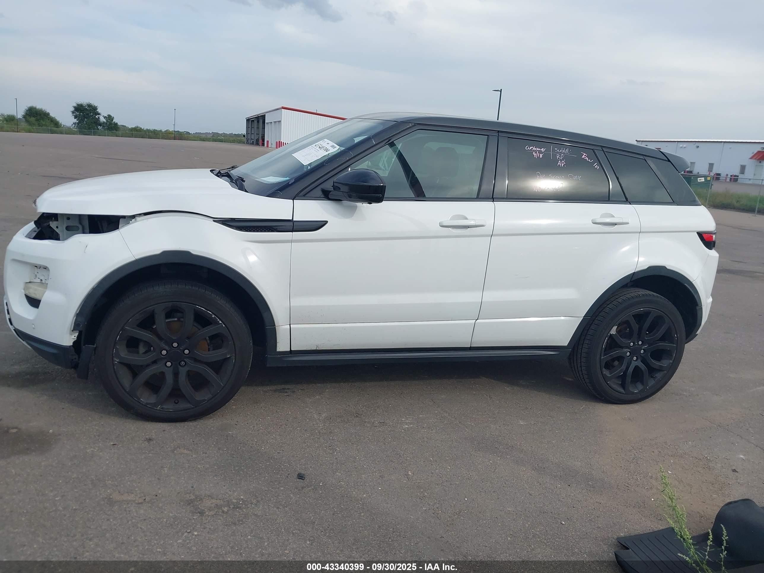 2014 Land Rover Range Rover Evoque Dynamic White vin: SALVT2BG5EH938967