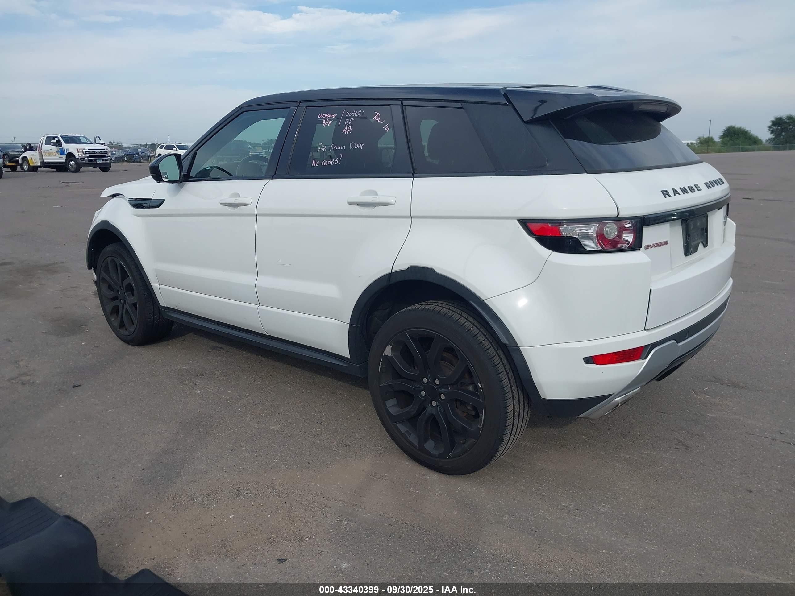 2014 Land Rover Range Rover Evoque Dynamic White vin: SALVT2BG5EH938967