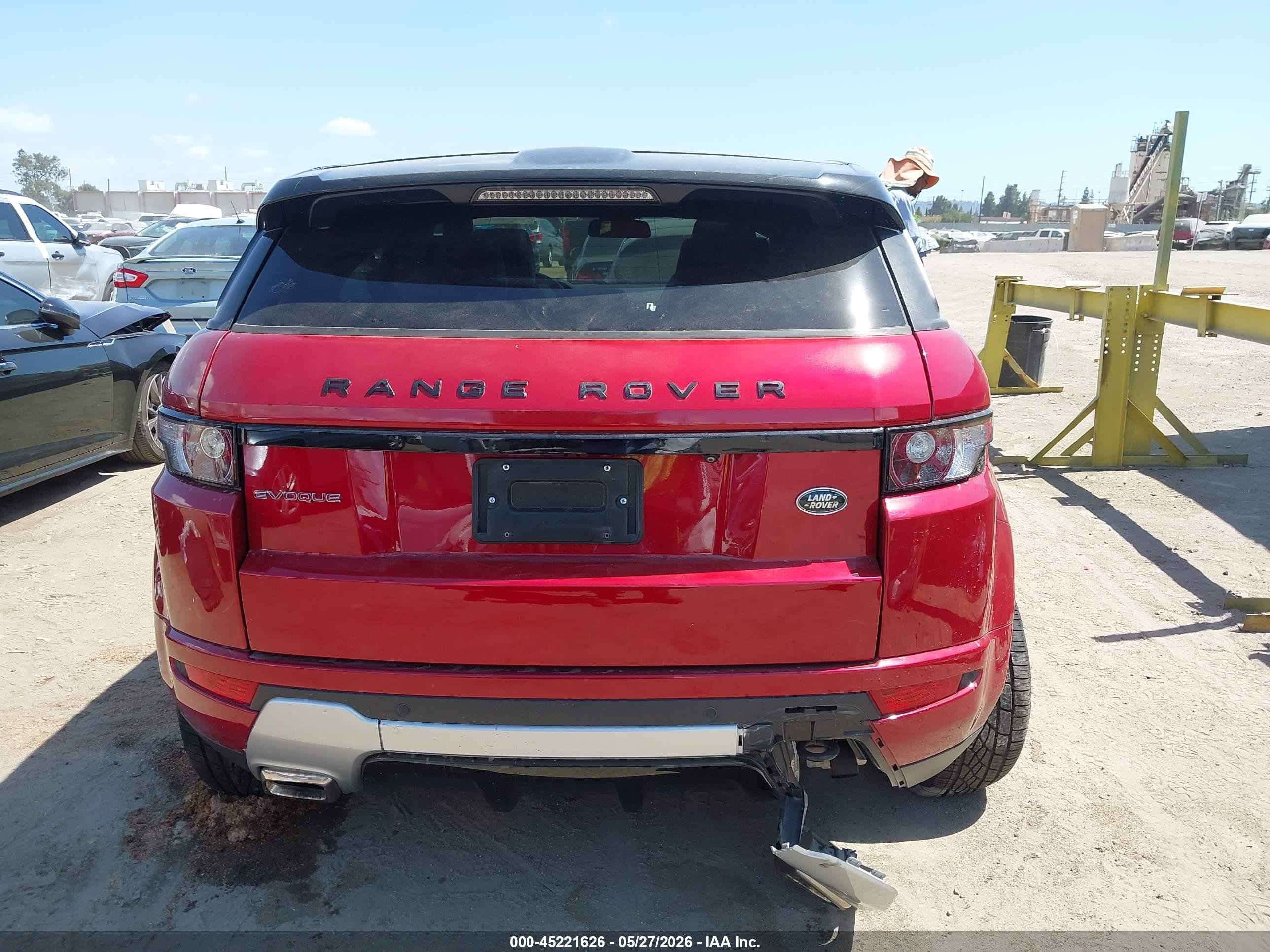 2014 Land Rover Range Rover Evoque Dynamic Красный vin: SALVT2BG6EH862031