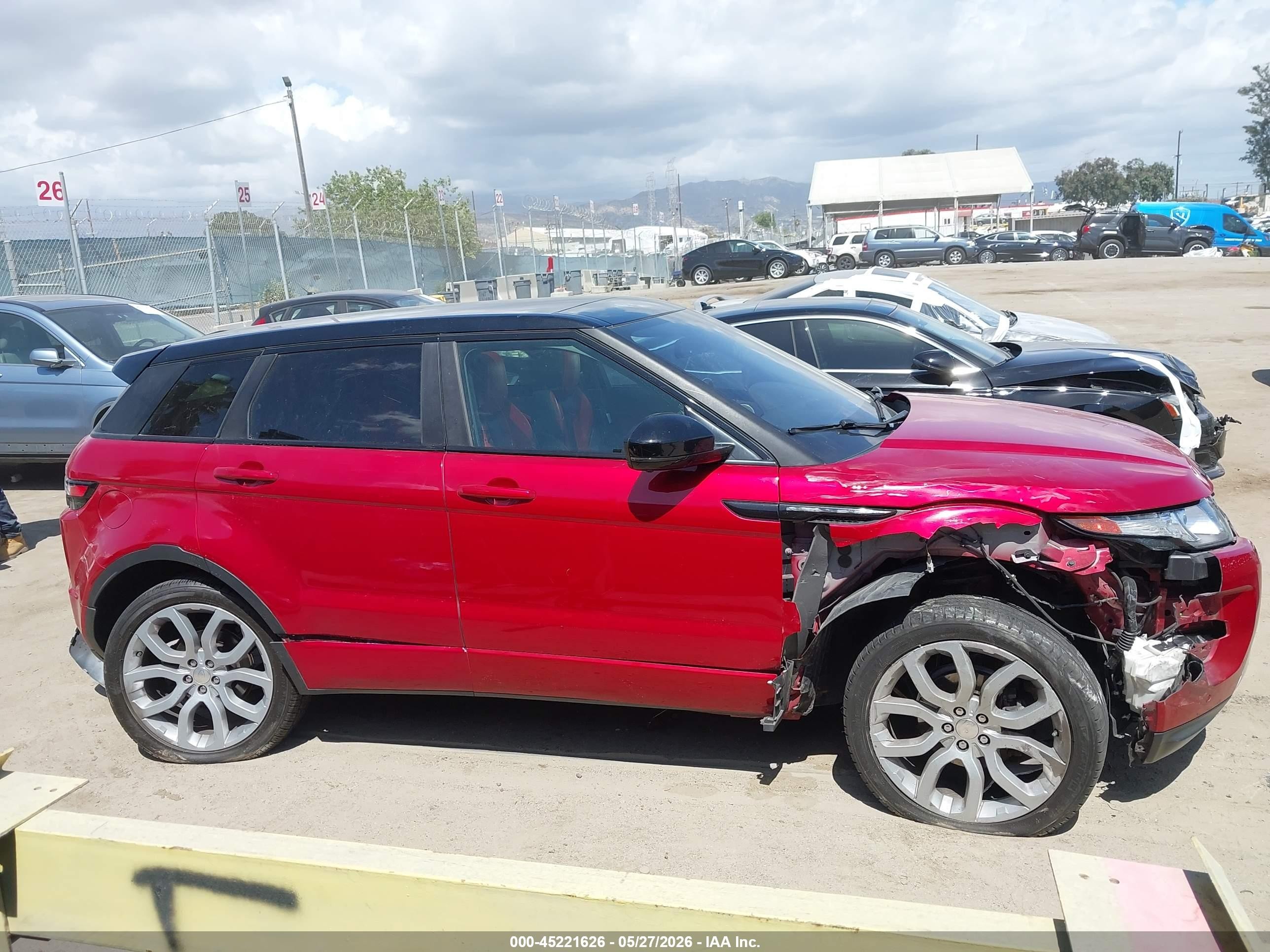2014 Land Rover Range Rover Evoque Dynamic Красный vin: SALVT2BG6EH862031