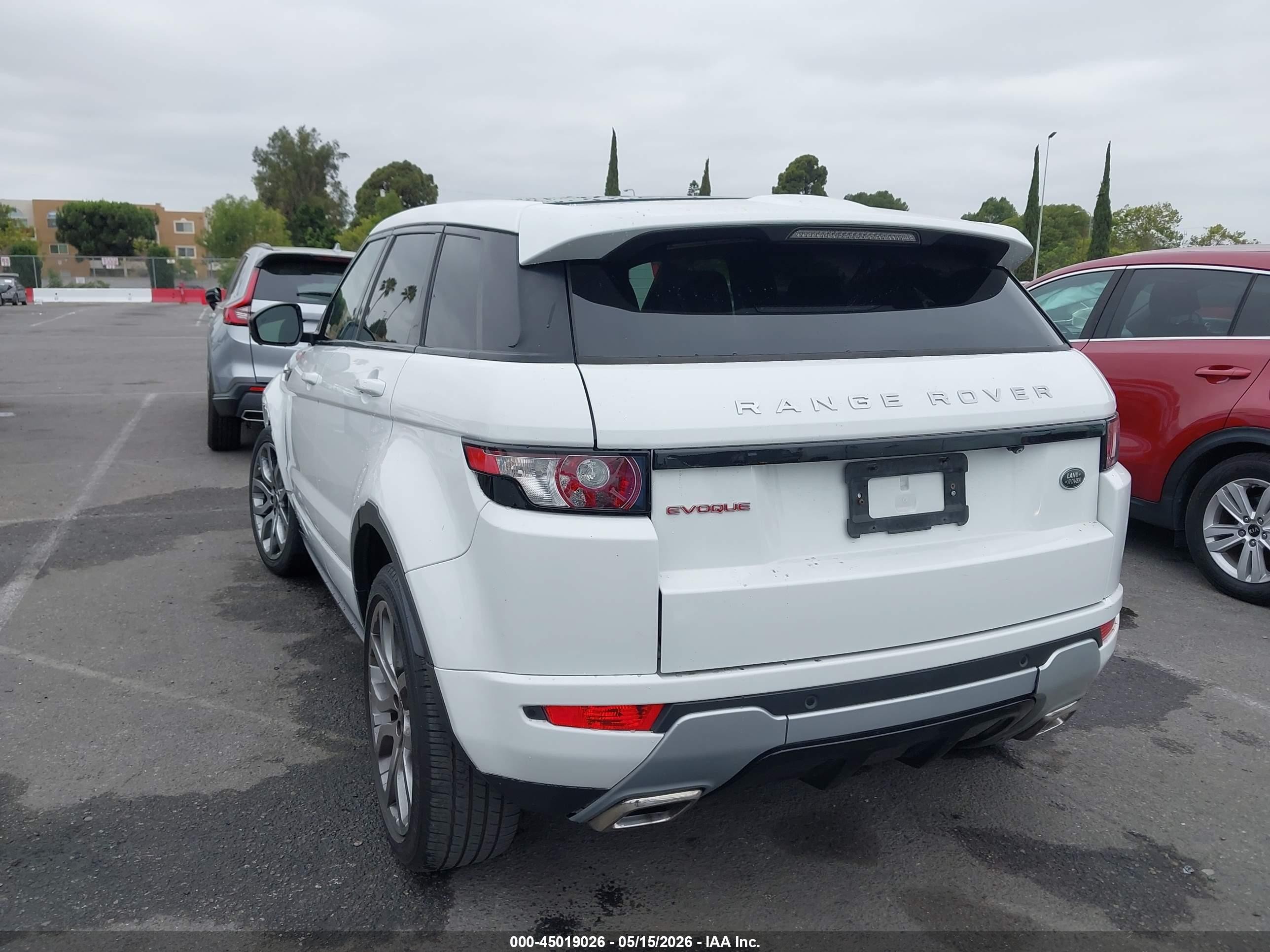 2014 Land Rover Range Rover Evoque Dynamic White vin: SALVT2BG6EH876639