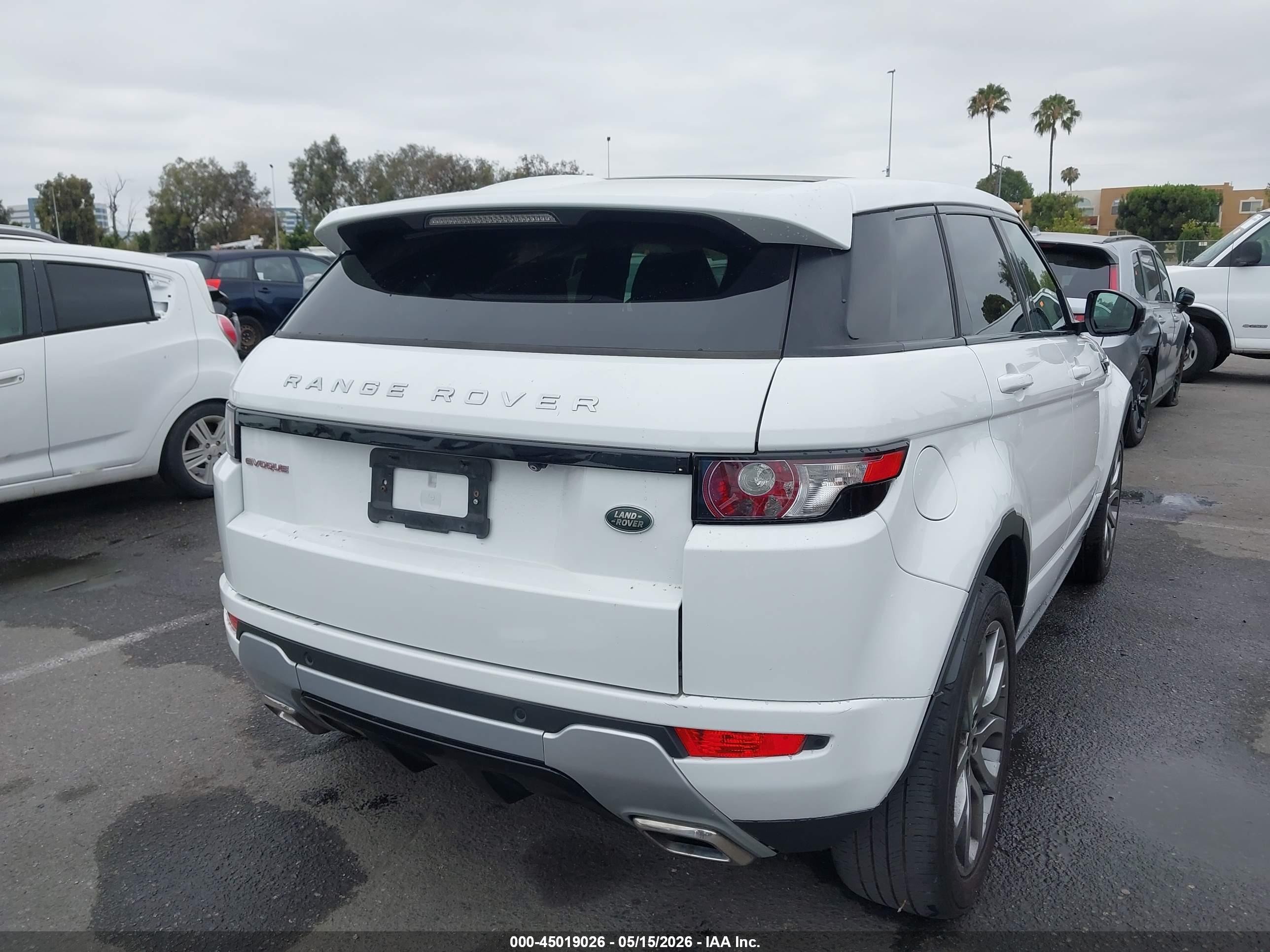 2014 Land Rover Range Rover Evoque Dynamic White vin: SALVT2BG6EH876639
