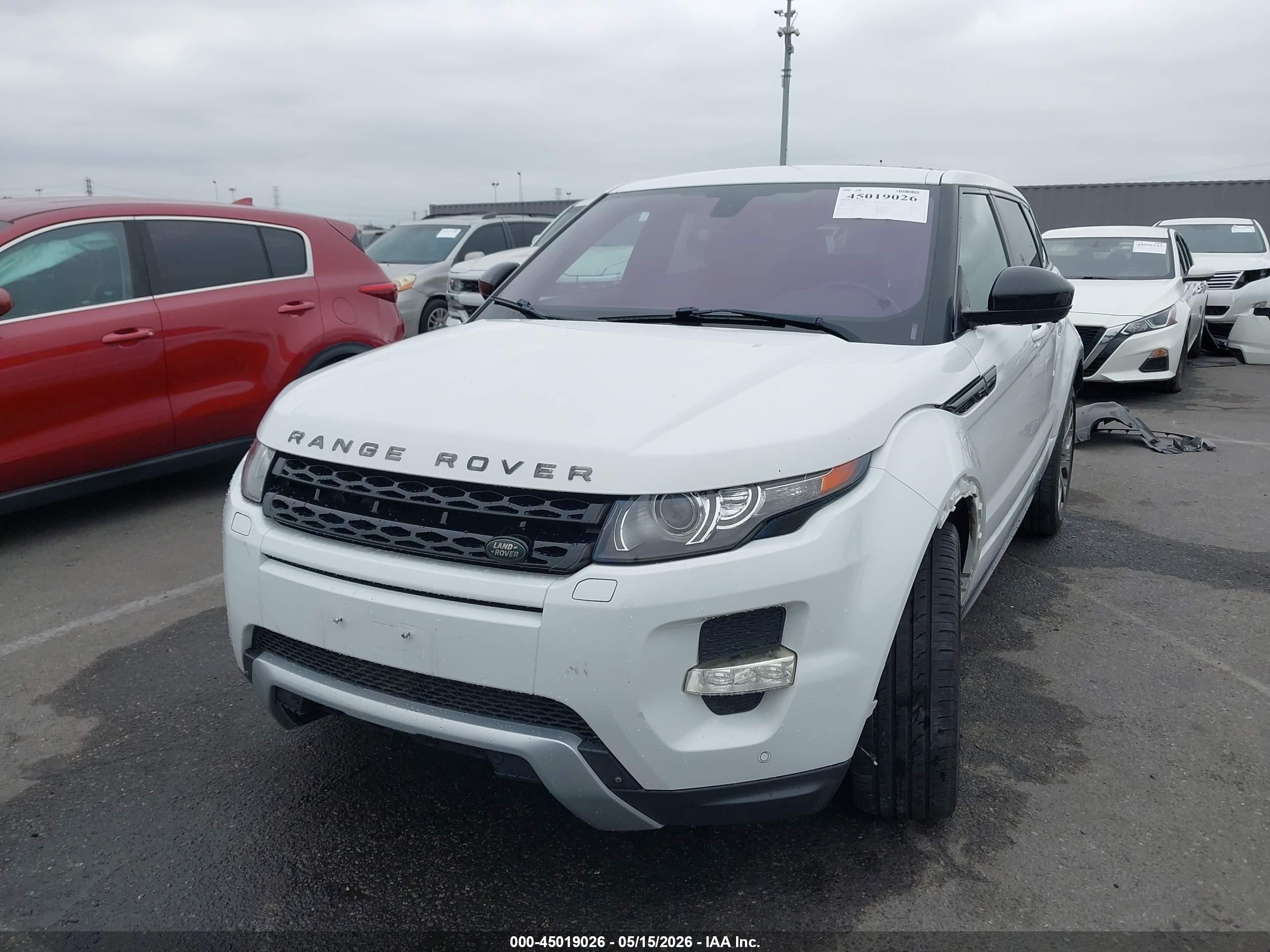 2014 Land Rover Range Rover Evoque Dynamic White vin: SALVT2BG6EH876639