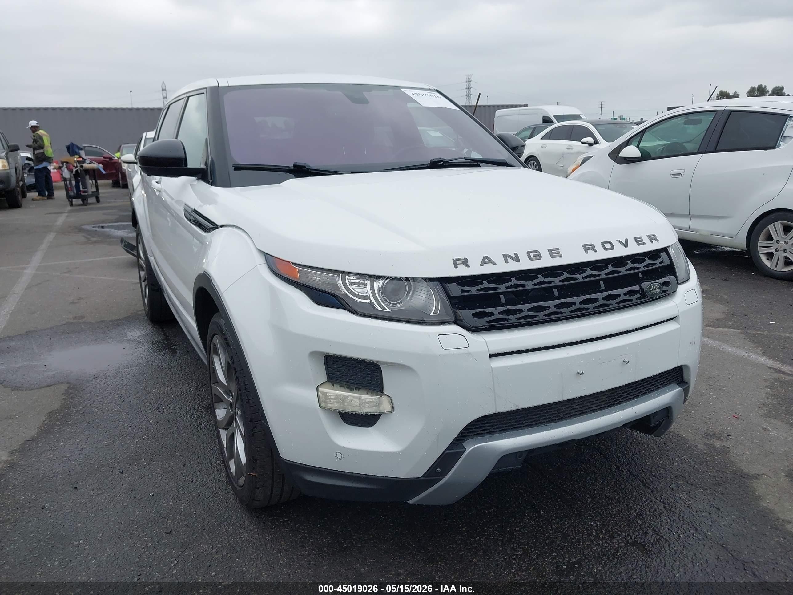 2014 Land Rover Range Rover Evoque Dynamic White vin: SALVT2BG6EH876639