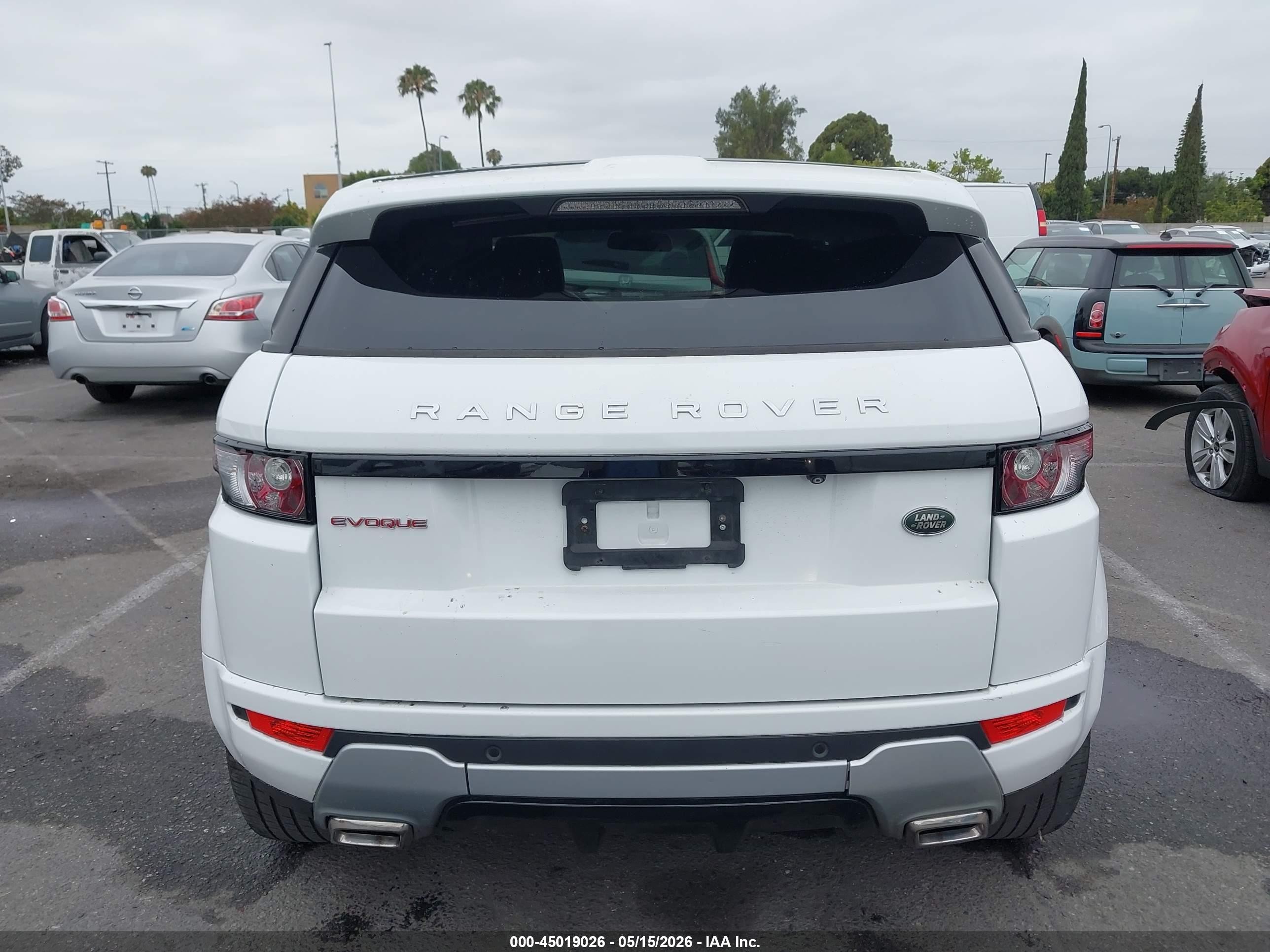 2014 Land Rover Range Rover Evoque Dynamic White vin: SALVT2BG6EH876639
