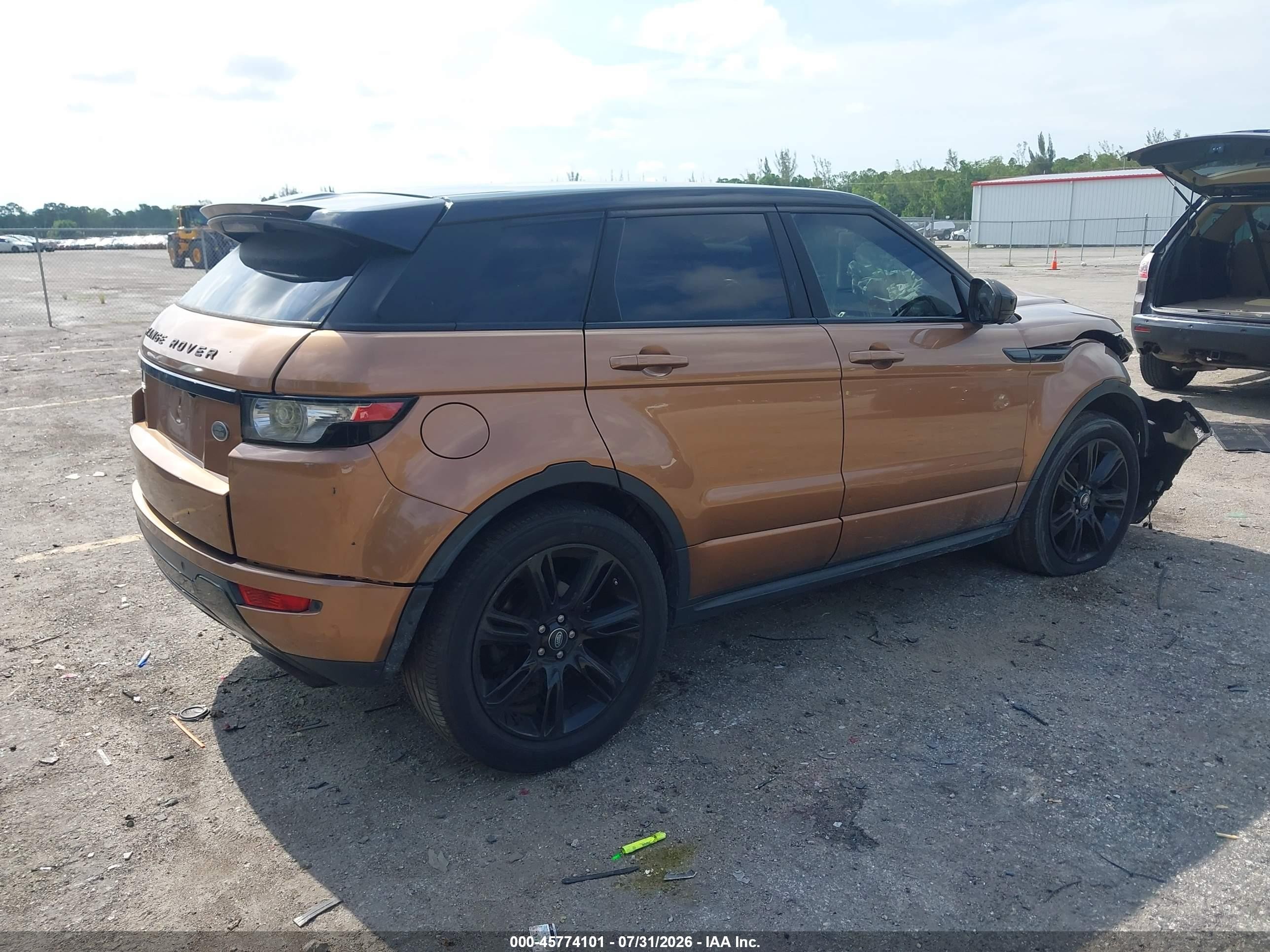 2014 Land Rover Range Rover Evoque Dynamic Brown vin: SALVT2BG6EH877967