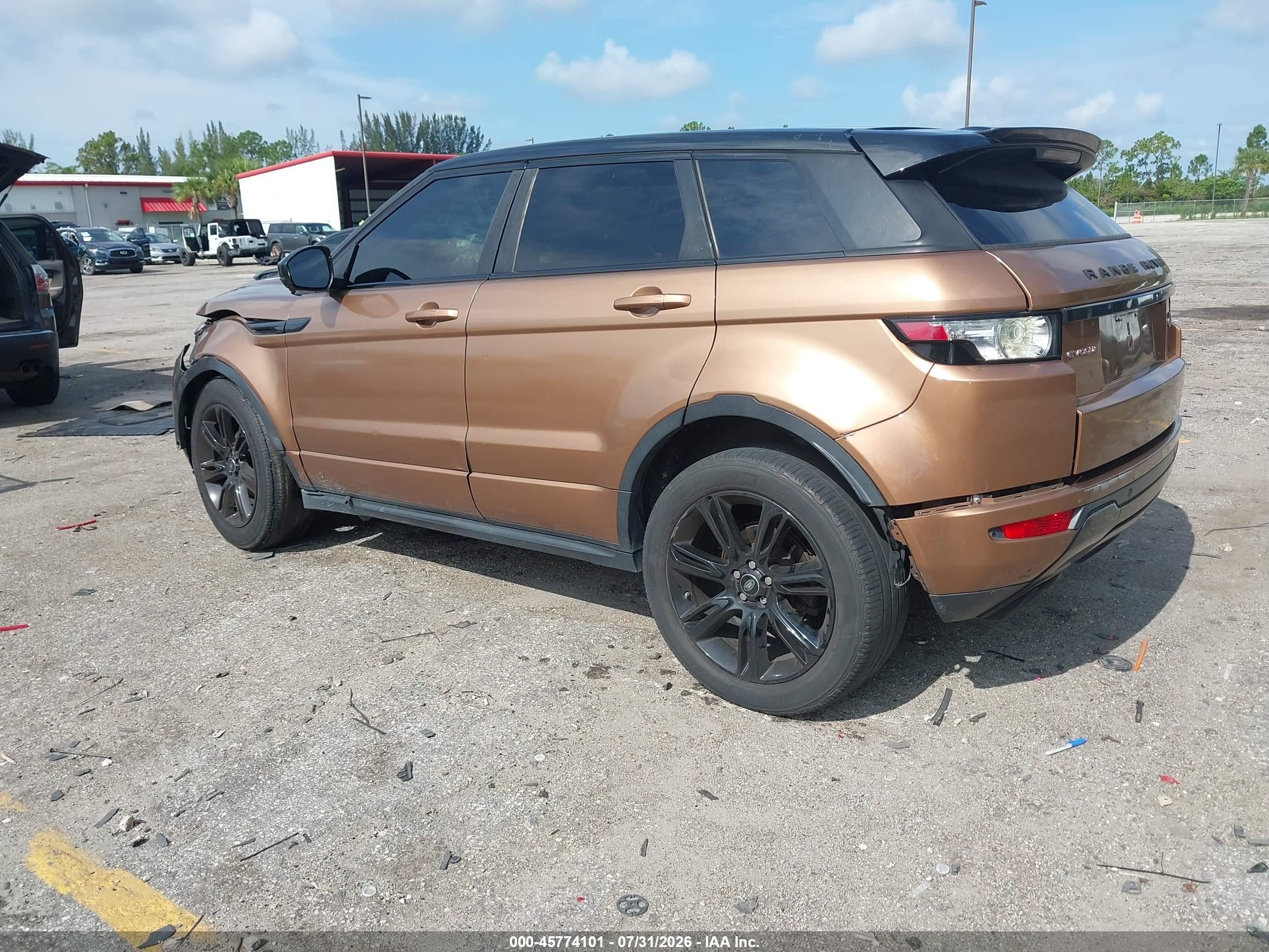 2014 Land Rover Range Rover Evoque Dynamic Brown vin: SALVT2BG6EH877967