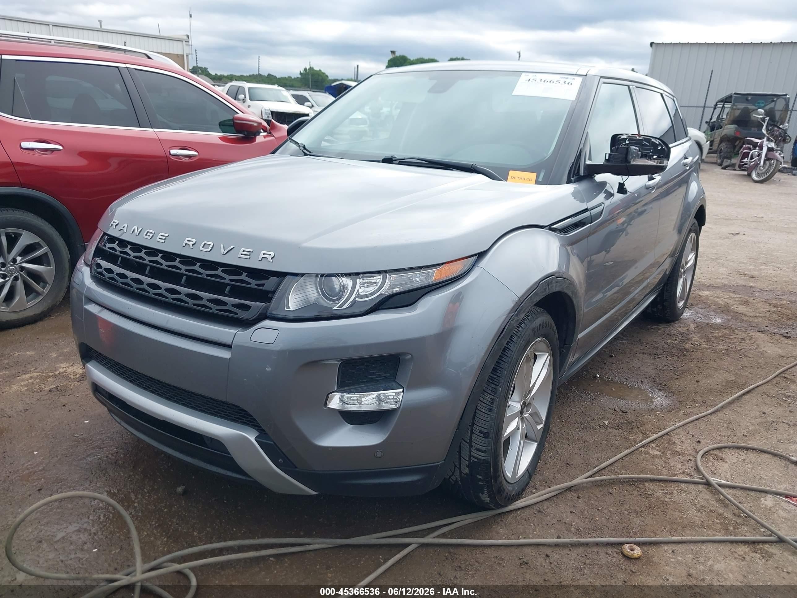 2012 Land Rover Range Rover Evoque Pure Plus Silver vin: SALVT2BG7CH644144