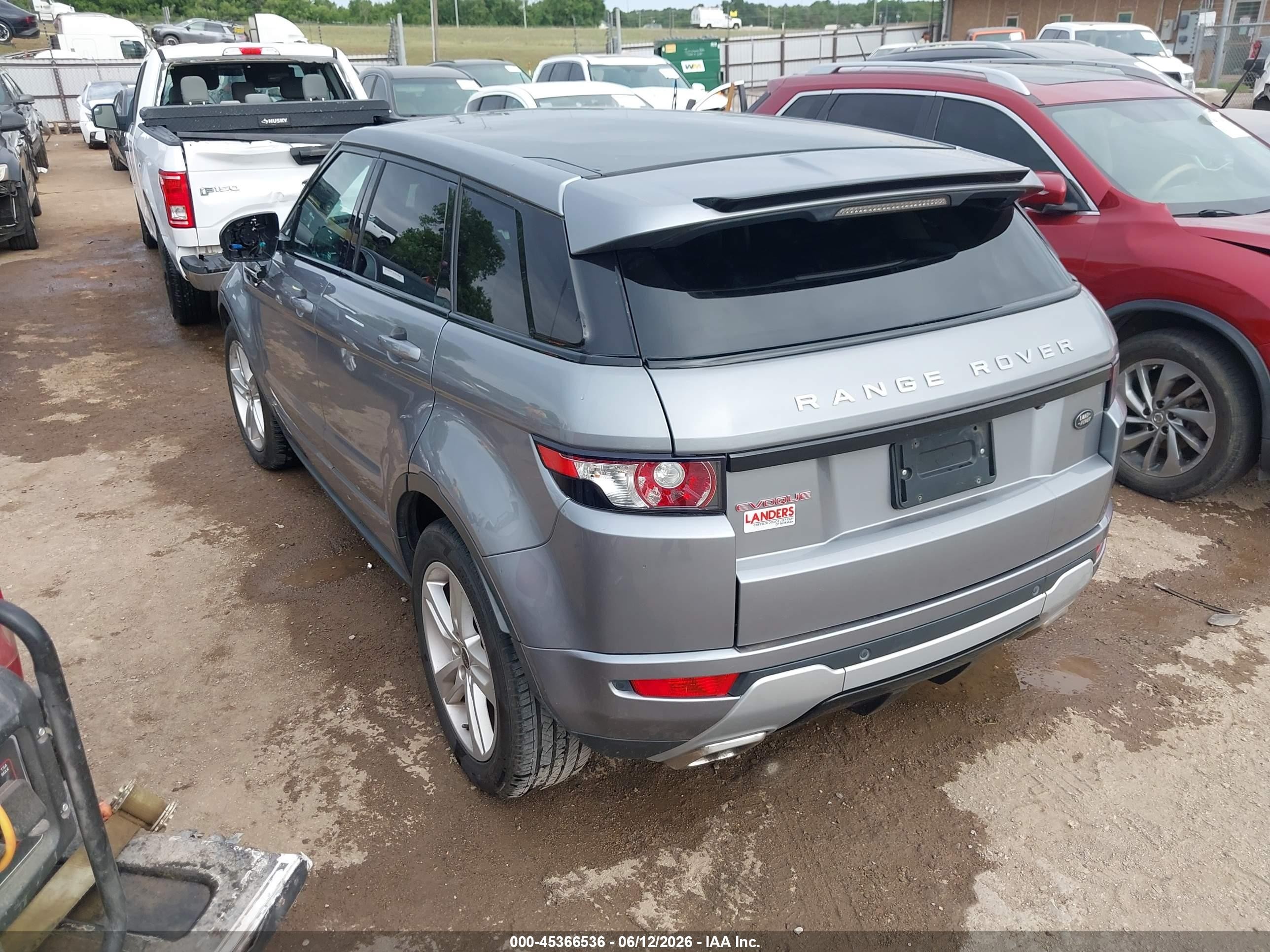 2012 Land Rover Range Rover Evoque Pure Plus Silver vin: SALVT2BG7CH644144
