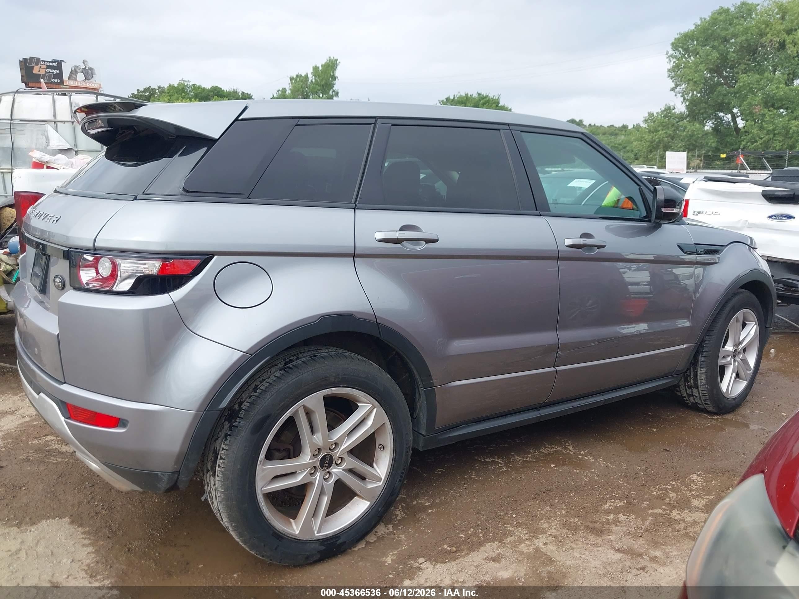 2012 Land Rover Range Rover Evoque Pure Plus Silver vin: SALVT2BG7CH644144