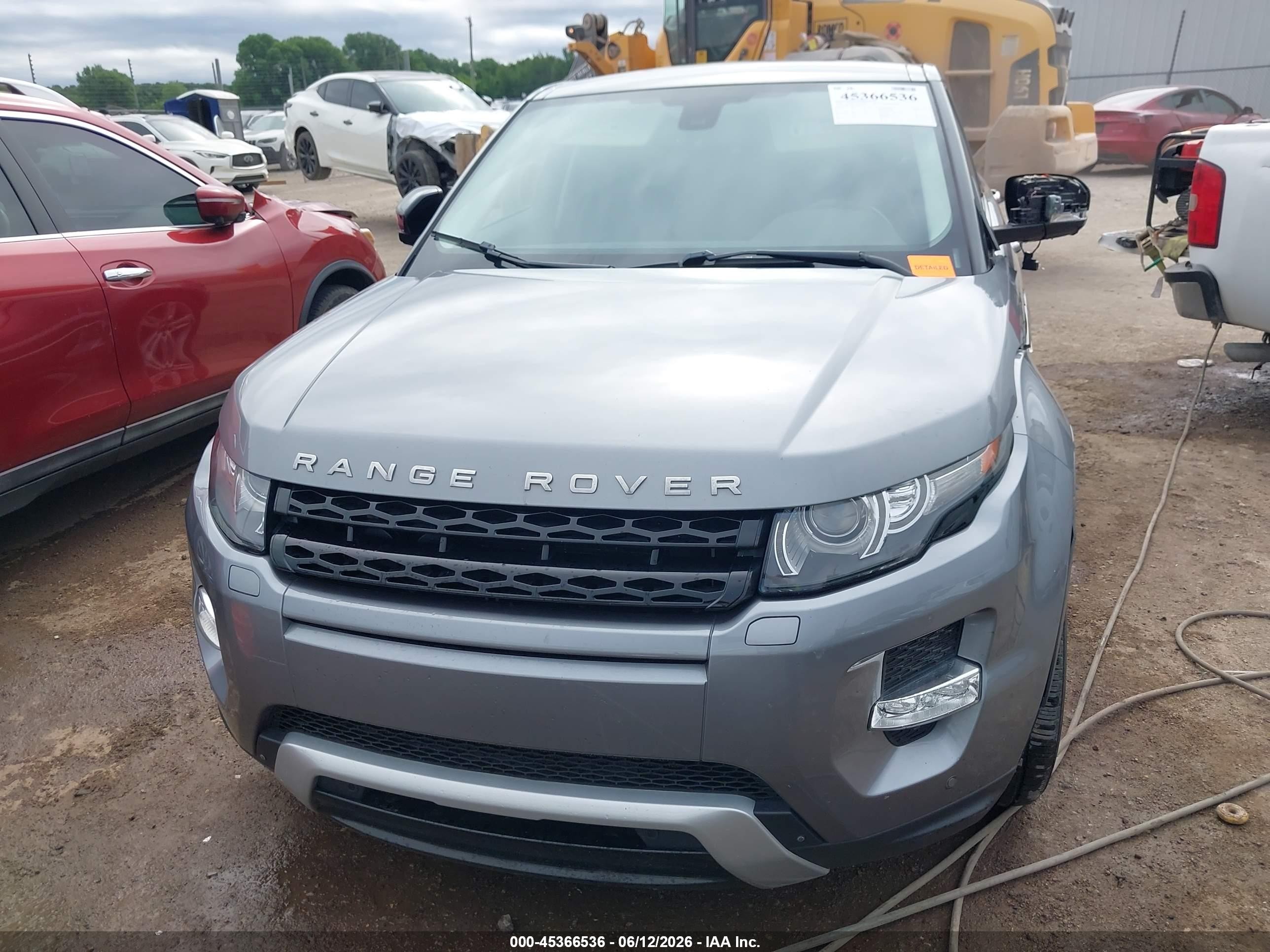 2012 Land Rover Range Rover Evoque Pure Plus Silver vin: SALVT2BG7CH644144