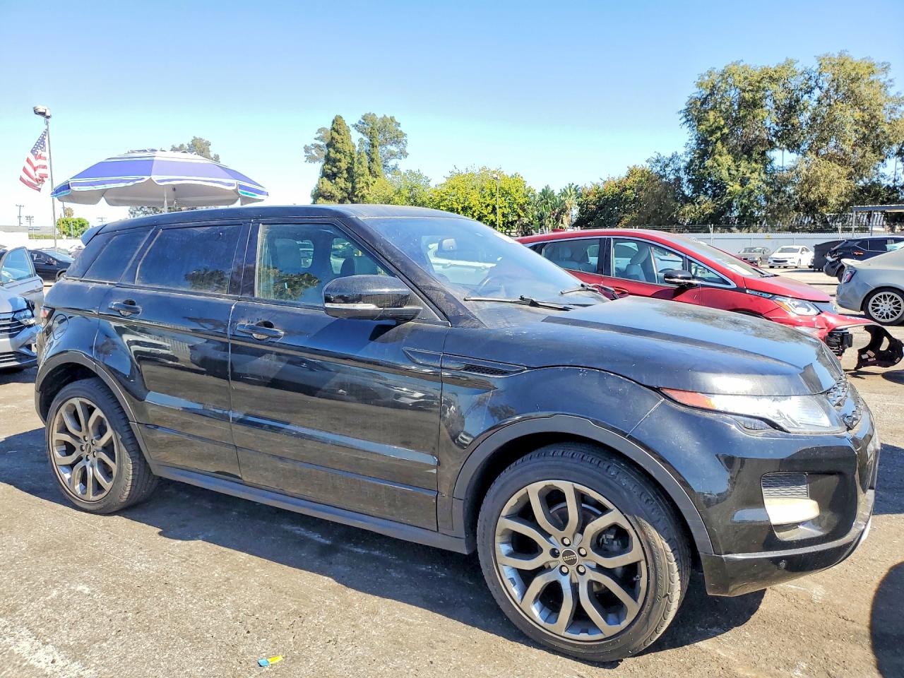 2012 Land Rover Range Rover Evoque Dynamic Premium Black vin: SALVT2BG7CH669447
