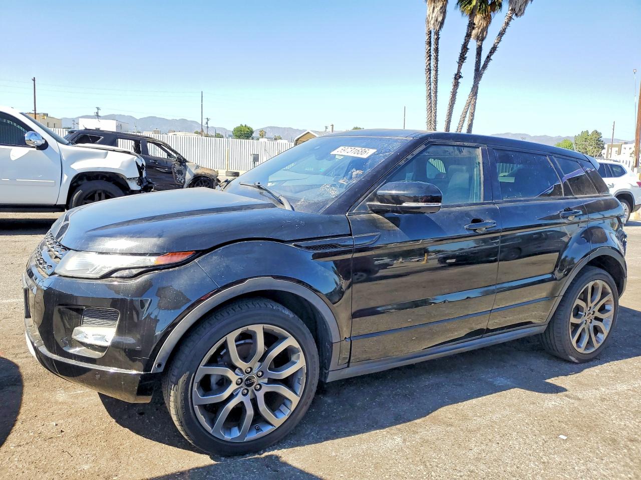 2012 Land Rover Range Rover Evoque Dynamic Premium Черный vin: SALVT2BG7CH669447
