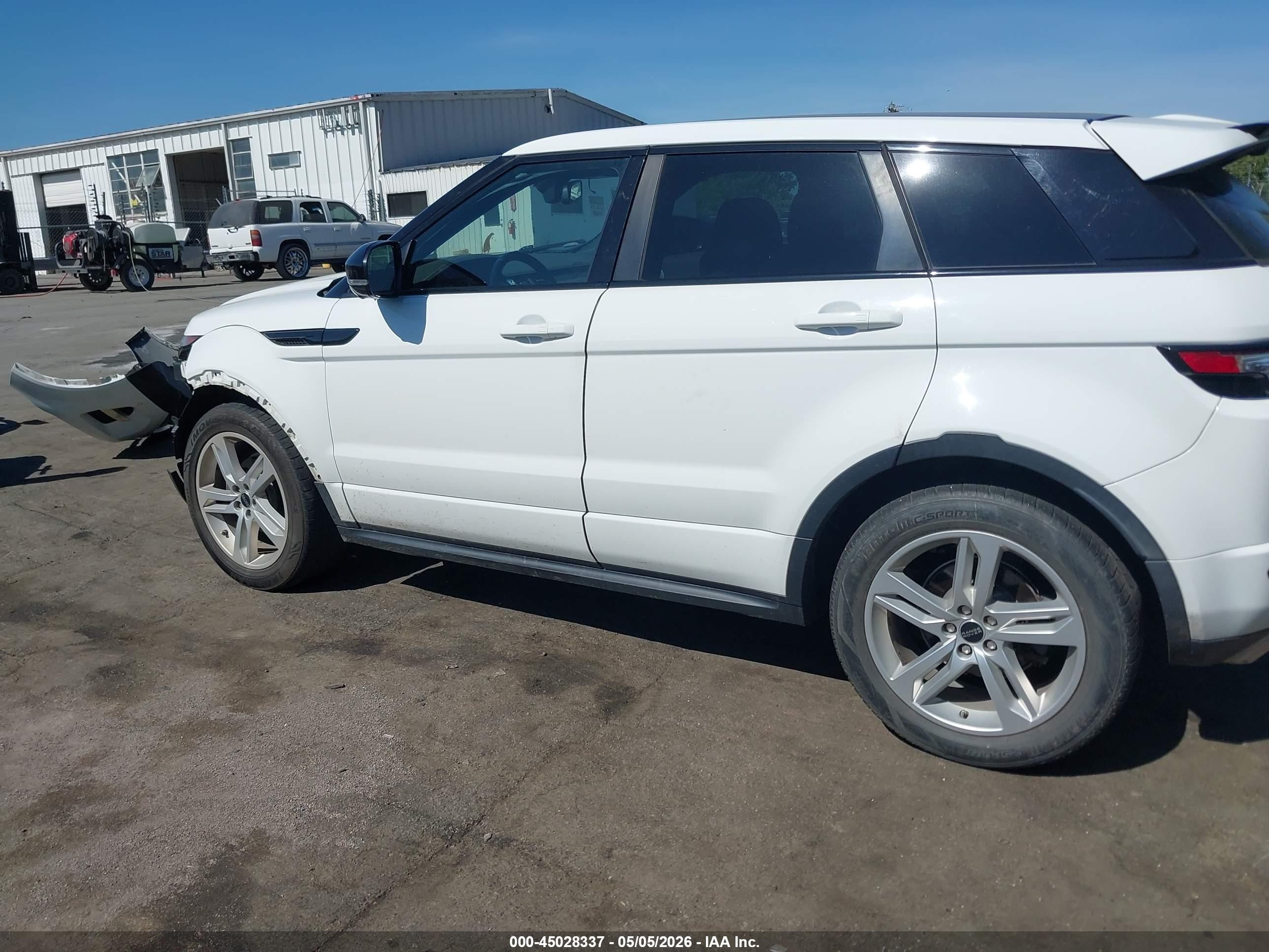 2012 Land Rover Range Rover Evoque Pure Plus White vin: SALVT2BG7CH690492