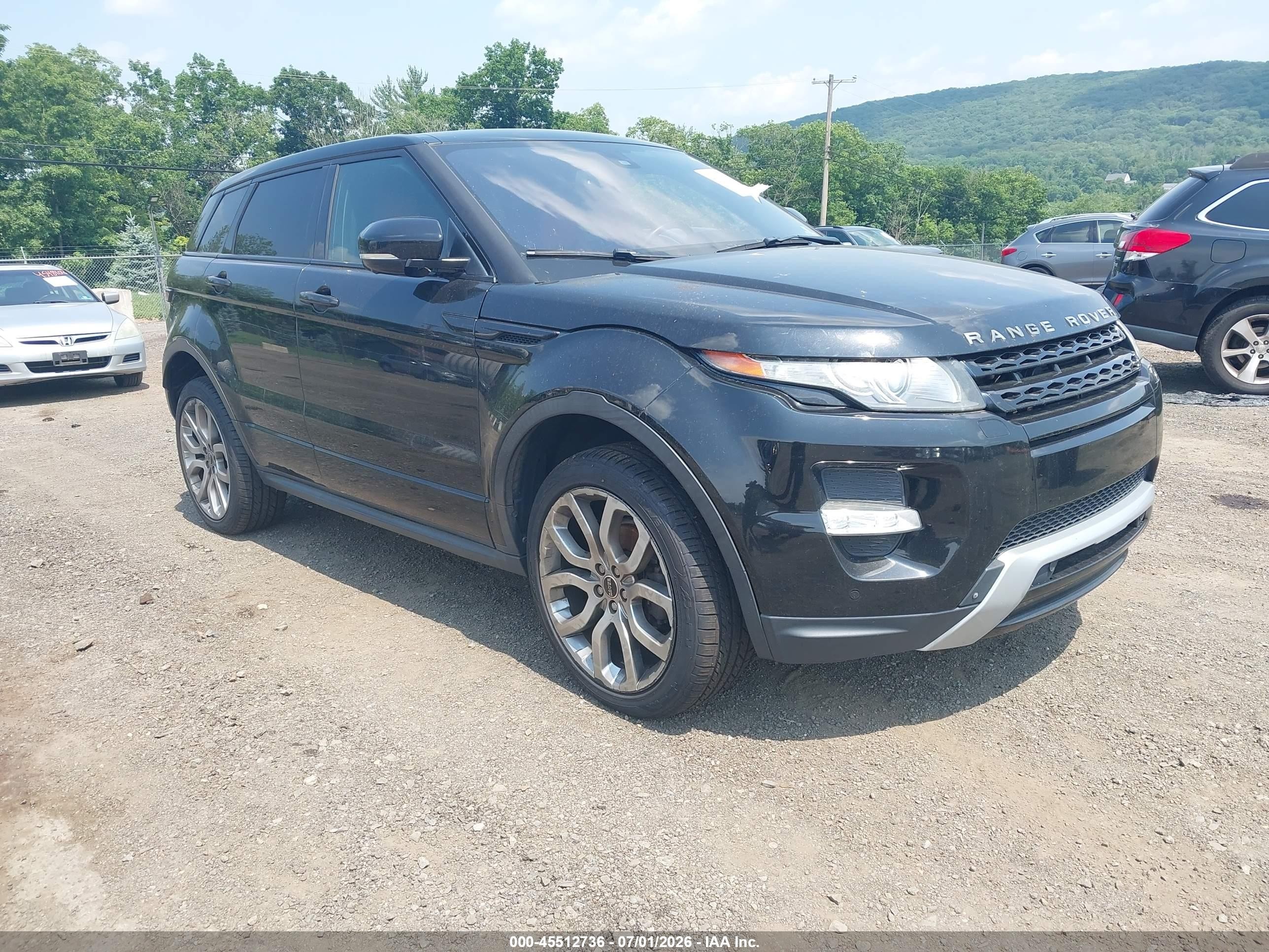 2012 Land Rover Range Rover Evoque Pure Plus Black vin: SALVT2BG9CH644615