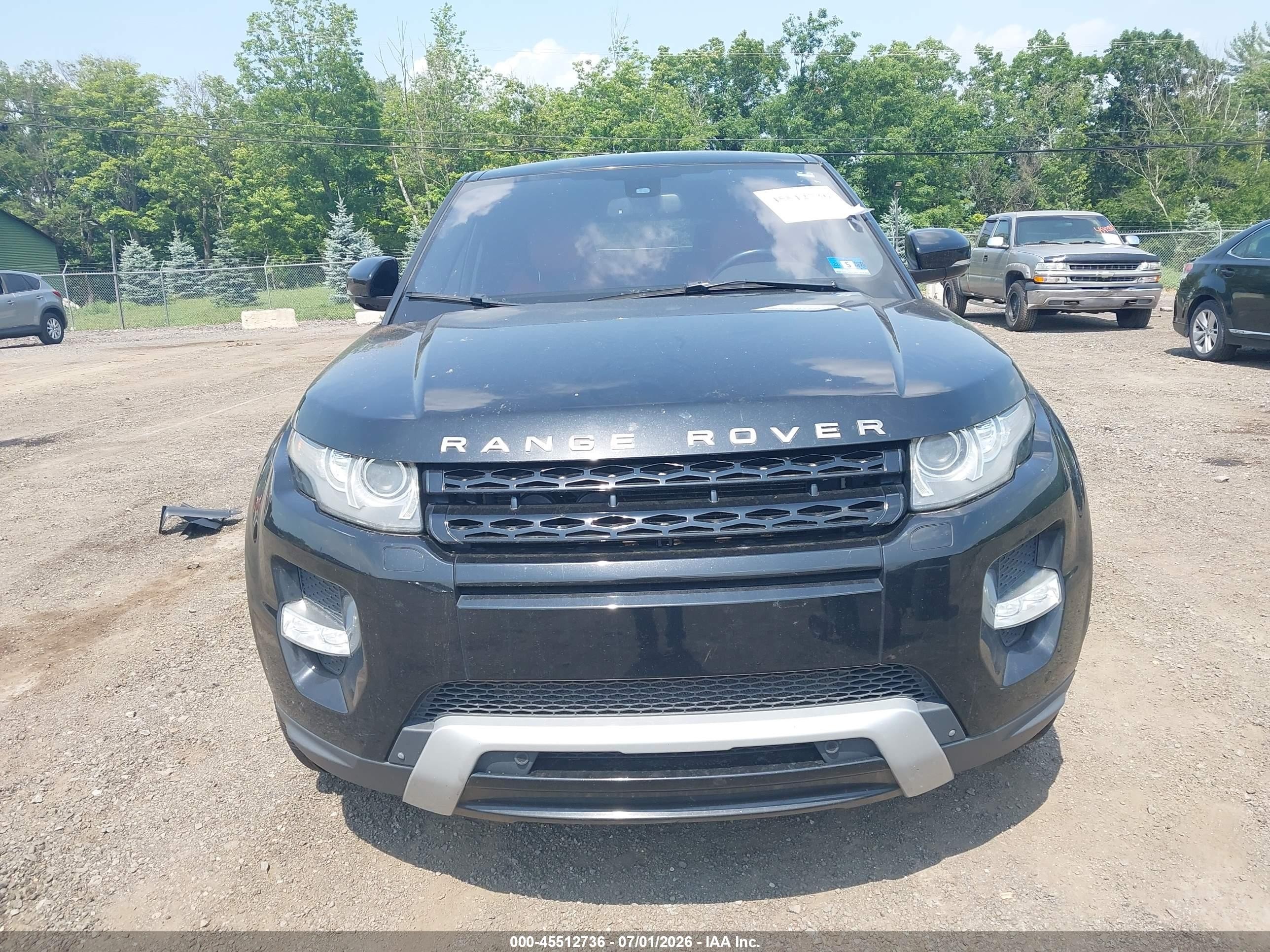 2012 Land Rover Range Rover Evoque Pure Plus Black vin: SALVT2BG9CH644615