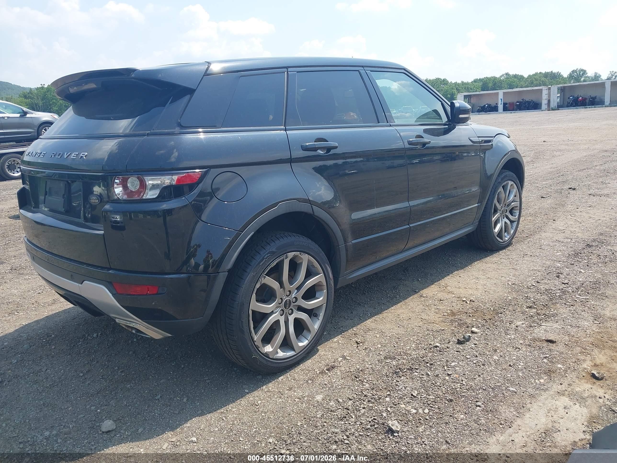 2012 Land Rover Range Rover Evoque Pure Plus Black vin: SALVT2BG9CH644615