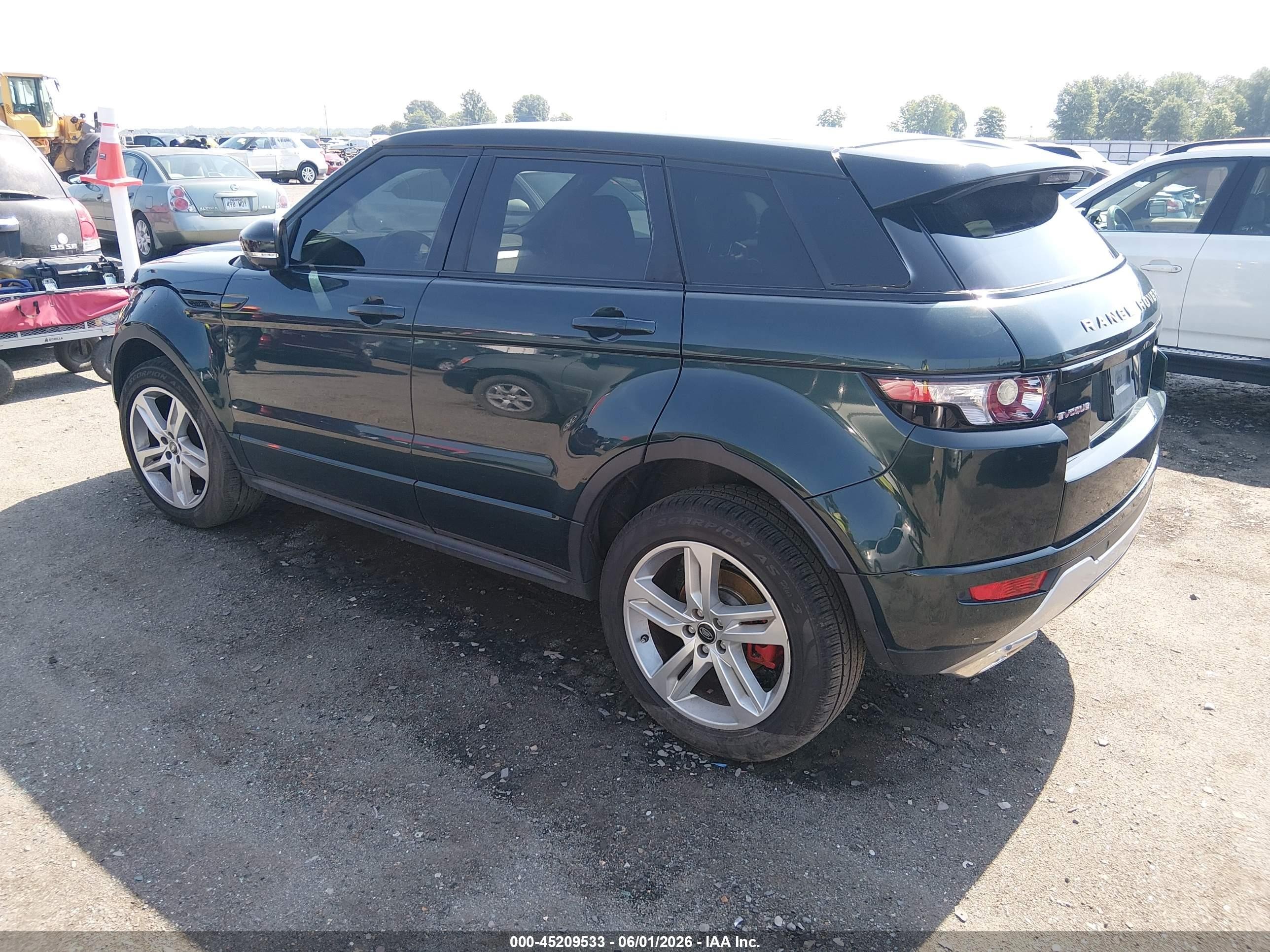 2013 Land Rover Range Rover Evoque Pure Green vin: SALVT2BGXDH716486