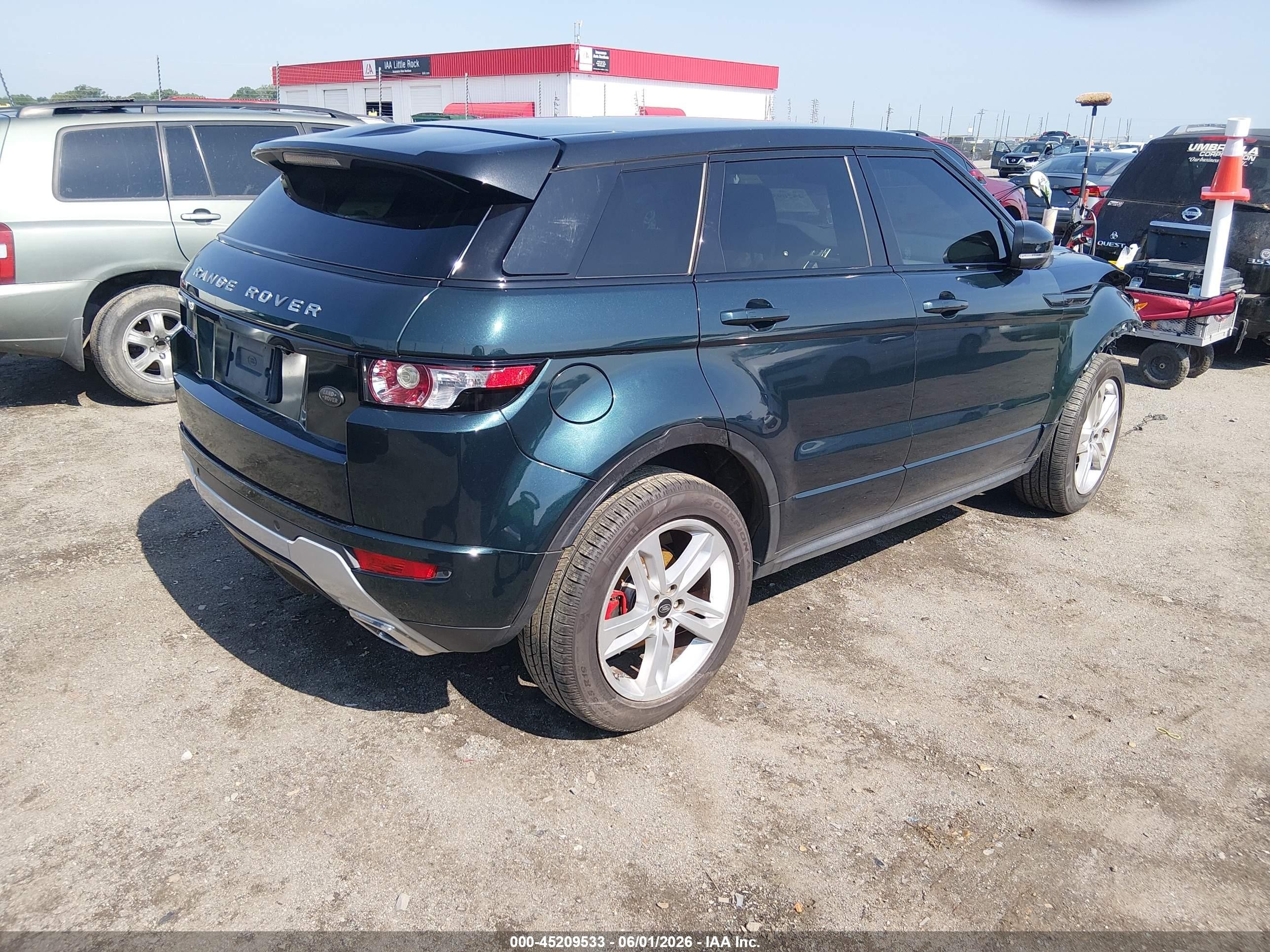 2013 Land Rover Range Rover Evoque Pure Green vin: SALVT2BGXDH716486