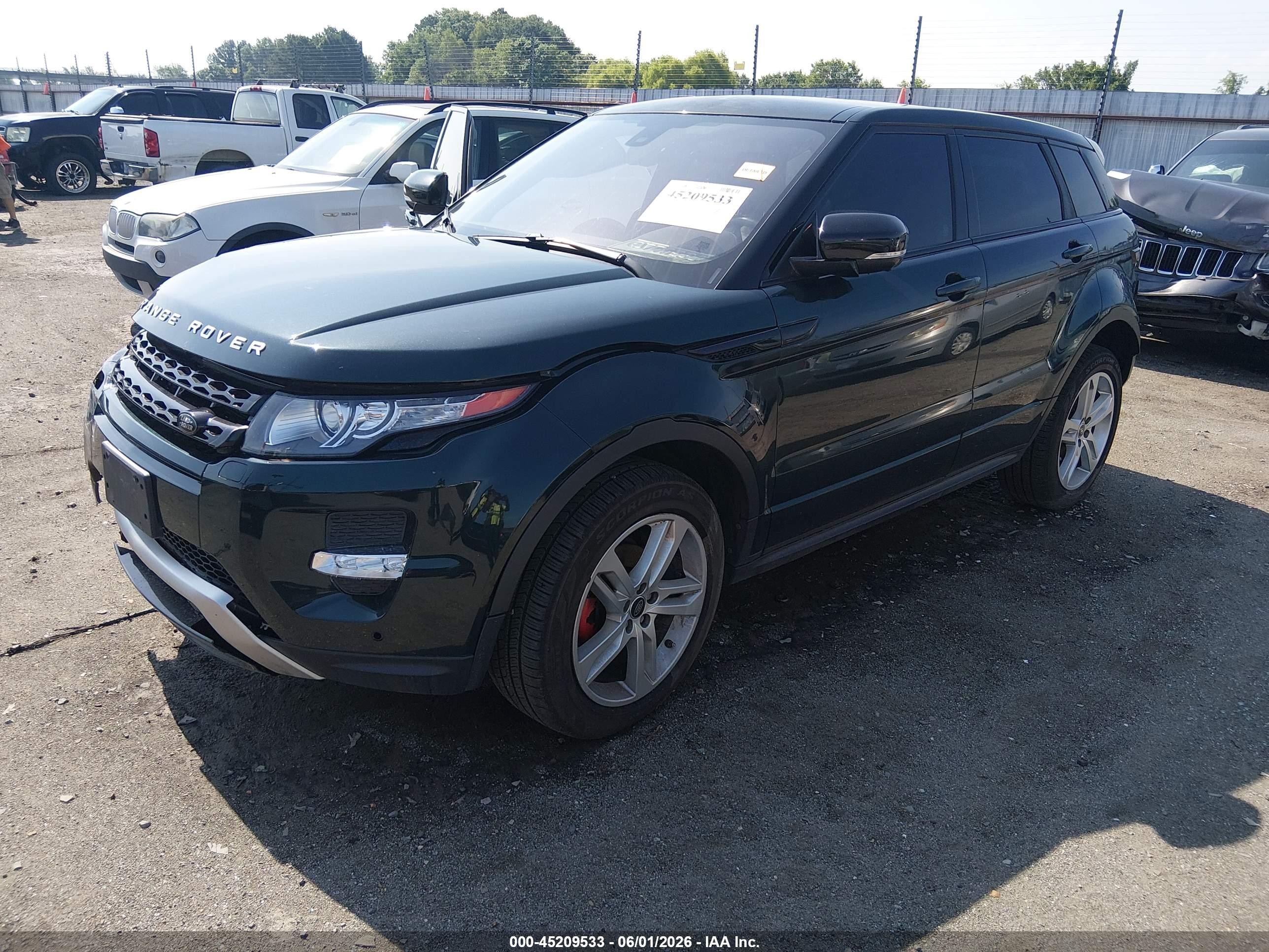 2013 Land Rover Range Rover Evoque Pure Green vin: SALVT2BGXDH716486