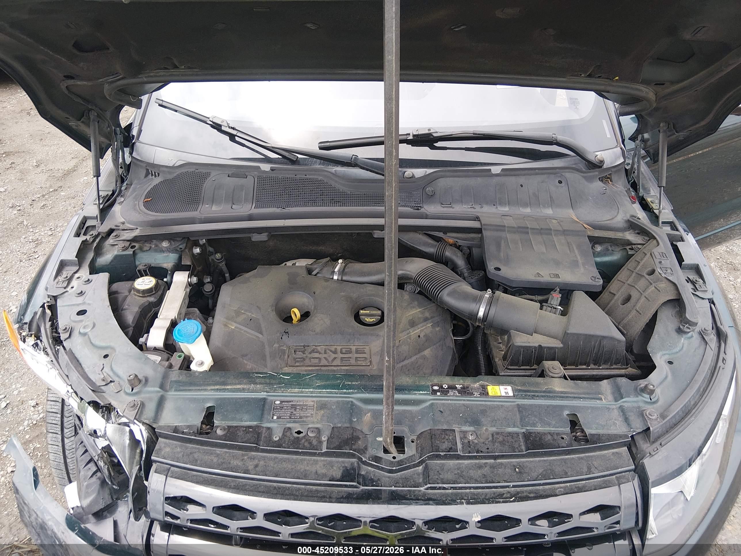 2013 Land Rover Range Rover Evoque Pure Green vin: SALVT2BGXDH716486