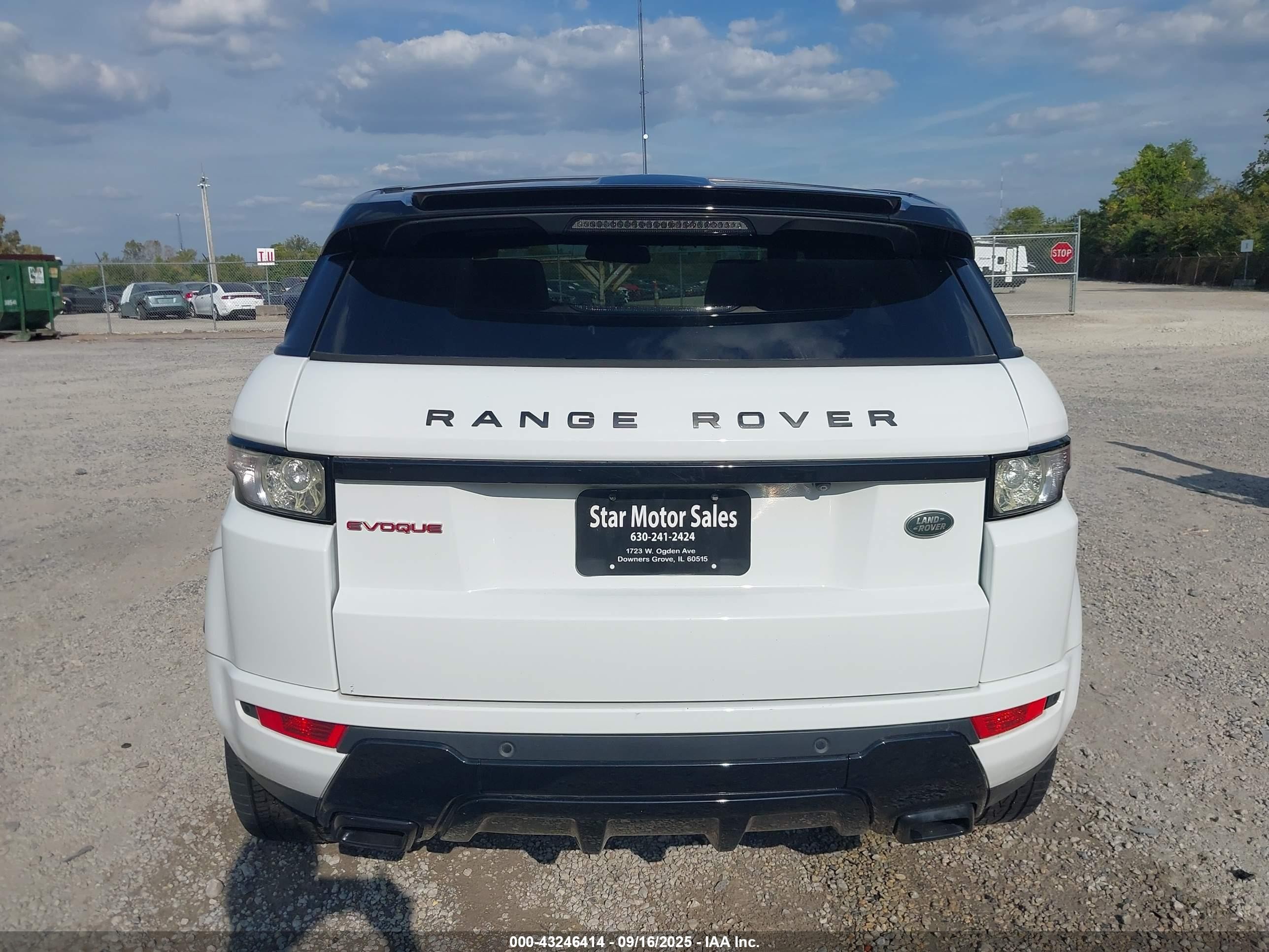 2014 Land Rover Range Rover Evoque Dynamic White vin: SALVT2BGXEH904183