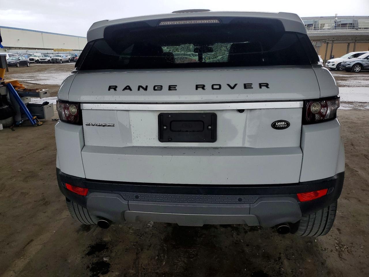 2012 Land Rover Range Rover Evoque Prestige Premium White vin: SALVV2BG0CH646389