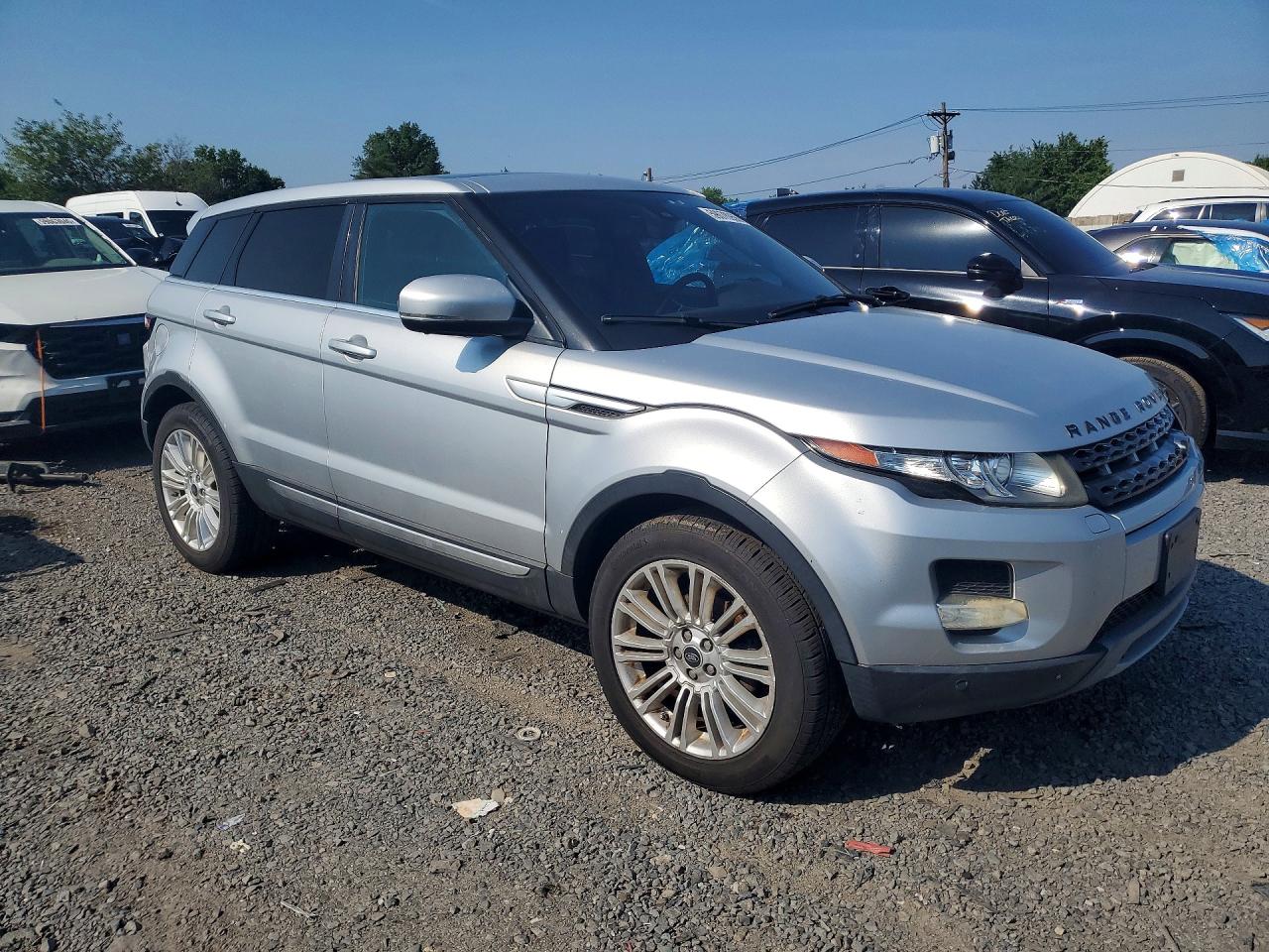 2013 Land Rover Range Rover Evoque Prestige Premium Silver vin: SALVV2BG0DH811651