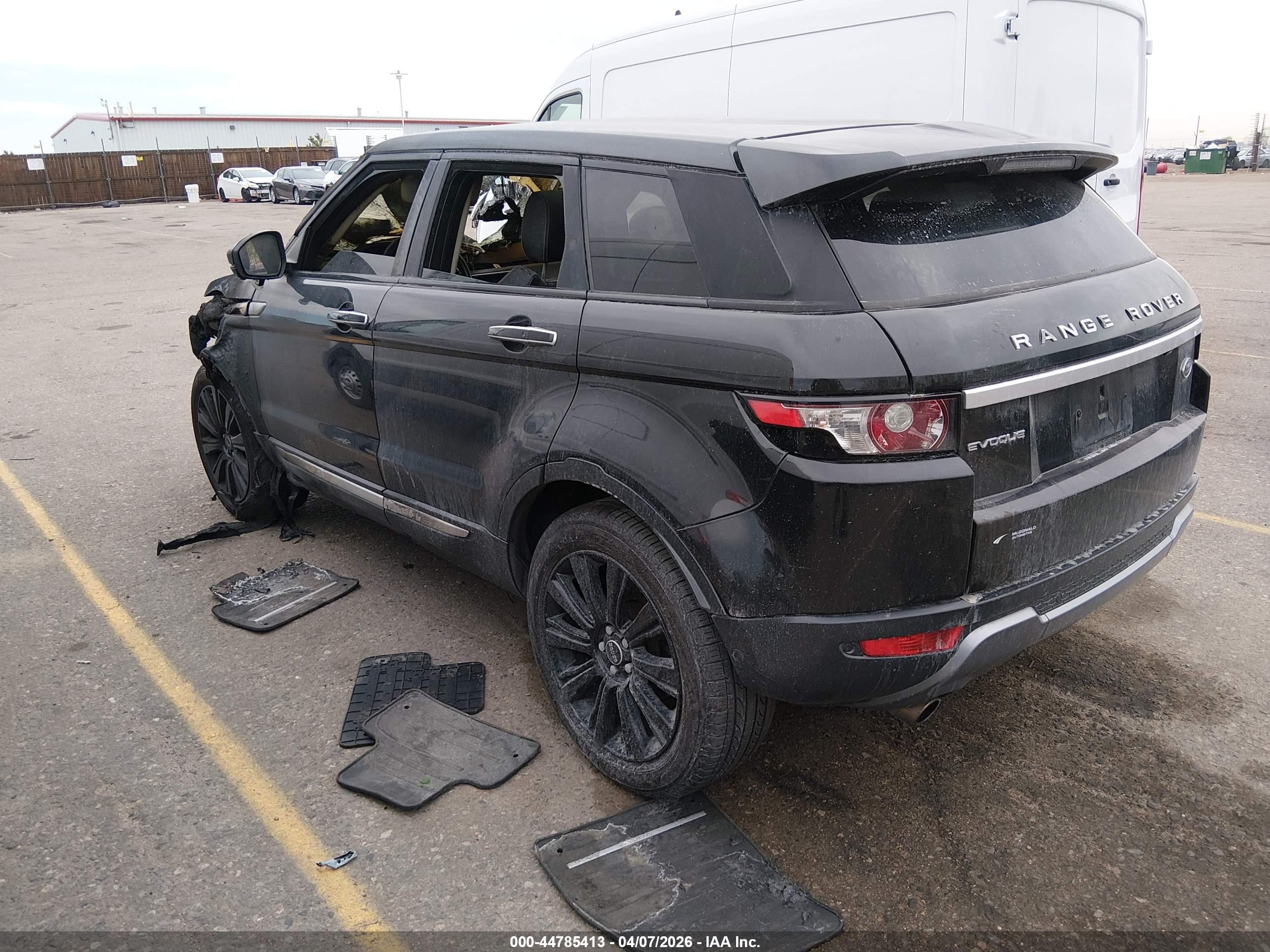 2015 Land Rover Range Rover Evoque Prestige Black vin: SALVV2BG0FH985318