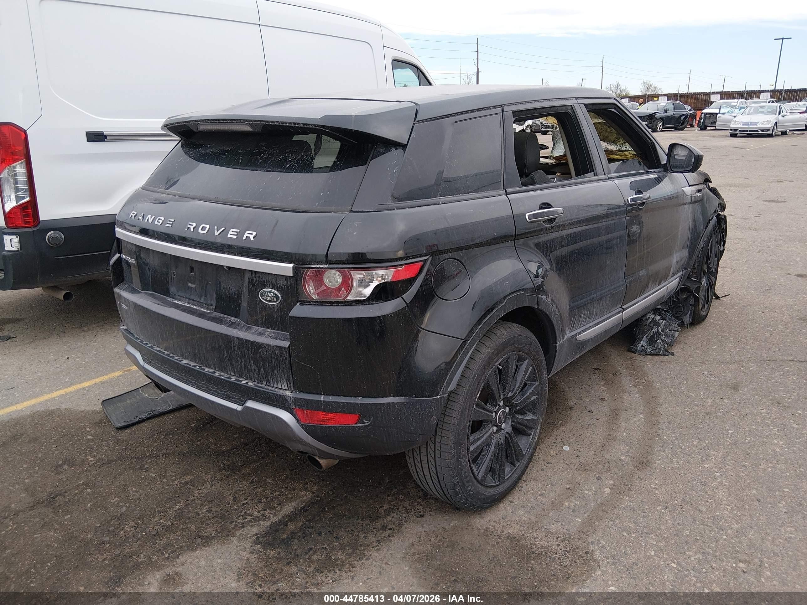 2015 Land Rover Range Rover Evoque Prestige Black vin: SALVV2BG0FH985318