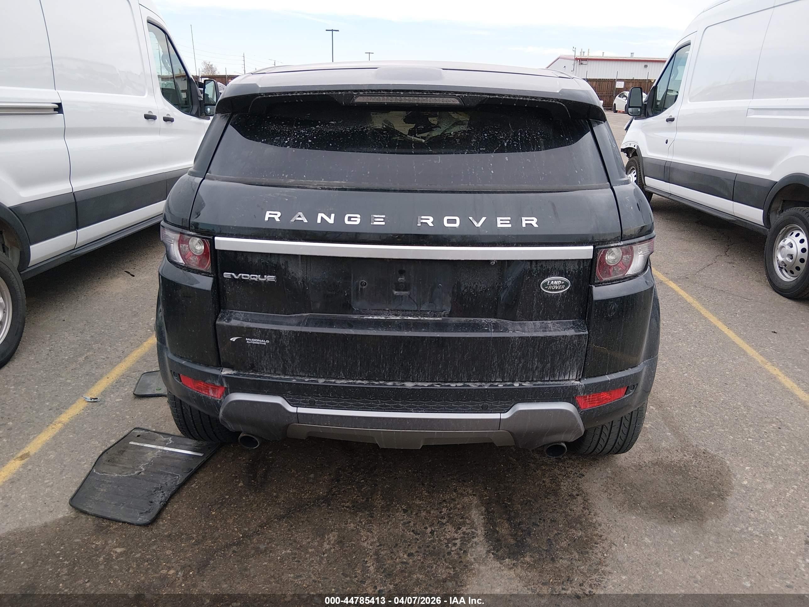 2015 Land Rover Range Rover Evoque Prestige Black vin: SALVV2BG0FH985318