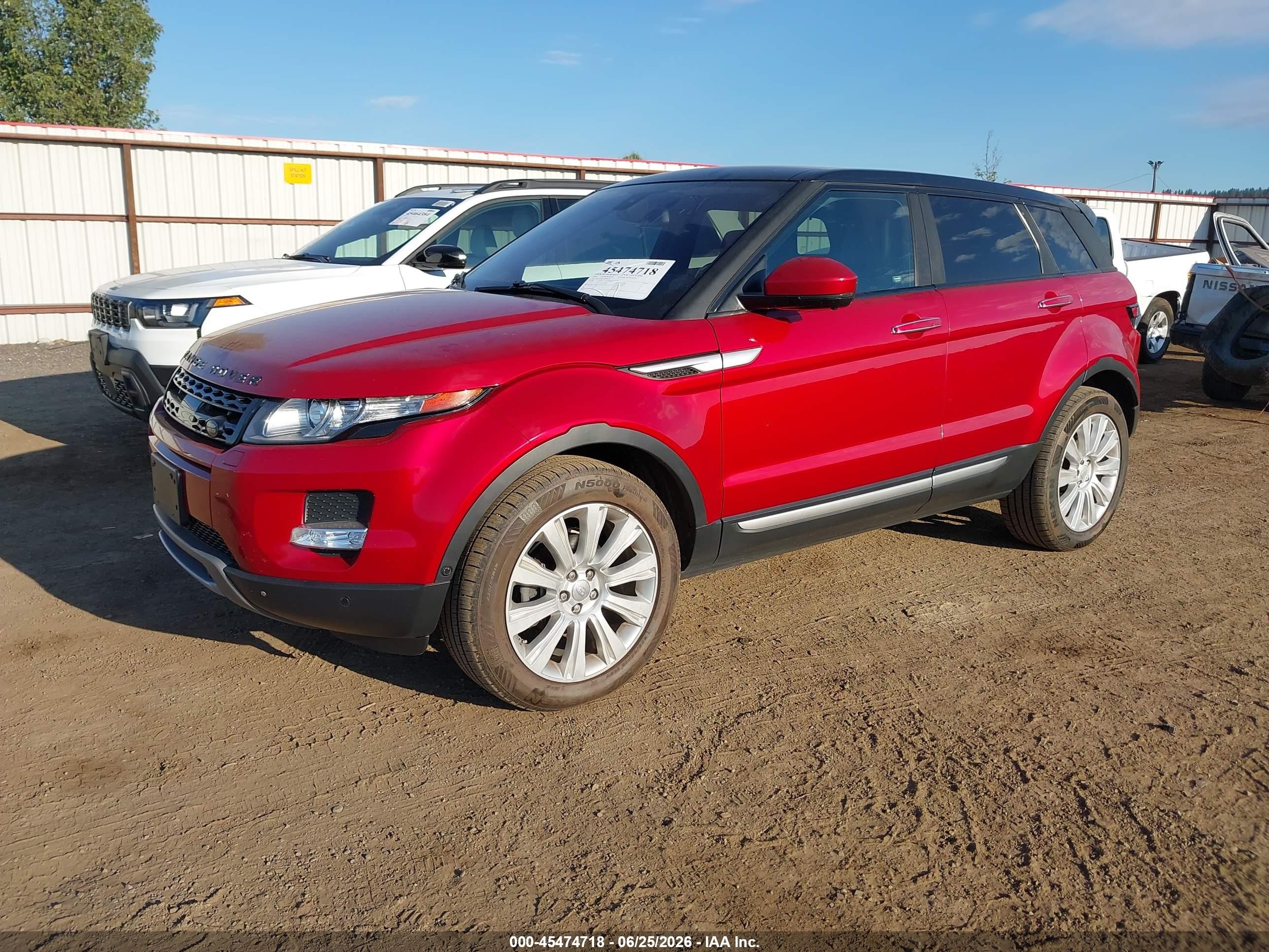 2014 Land Rover Range Rover Evoque Prestige Red vin: SALVV2BG1EH896176