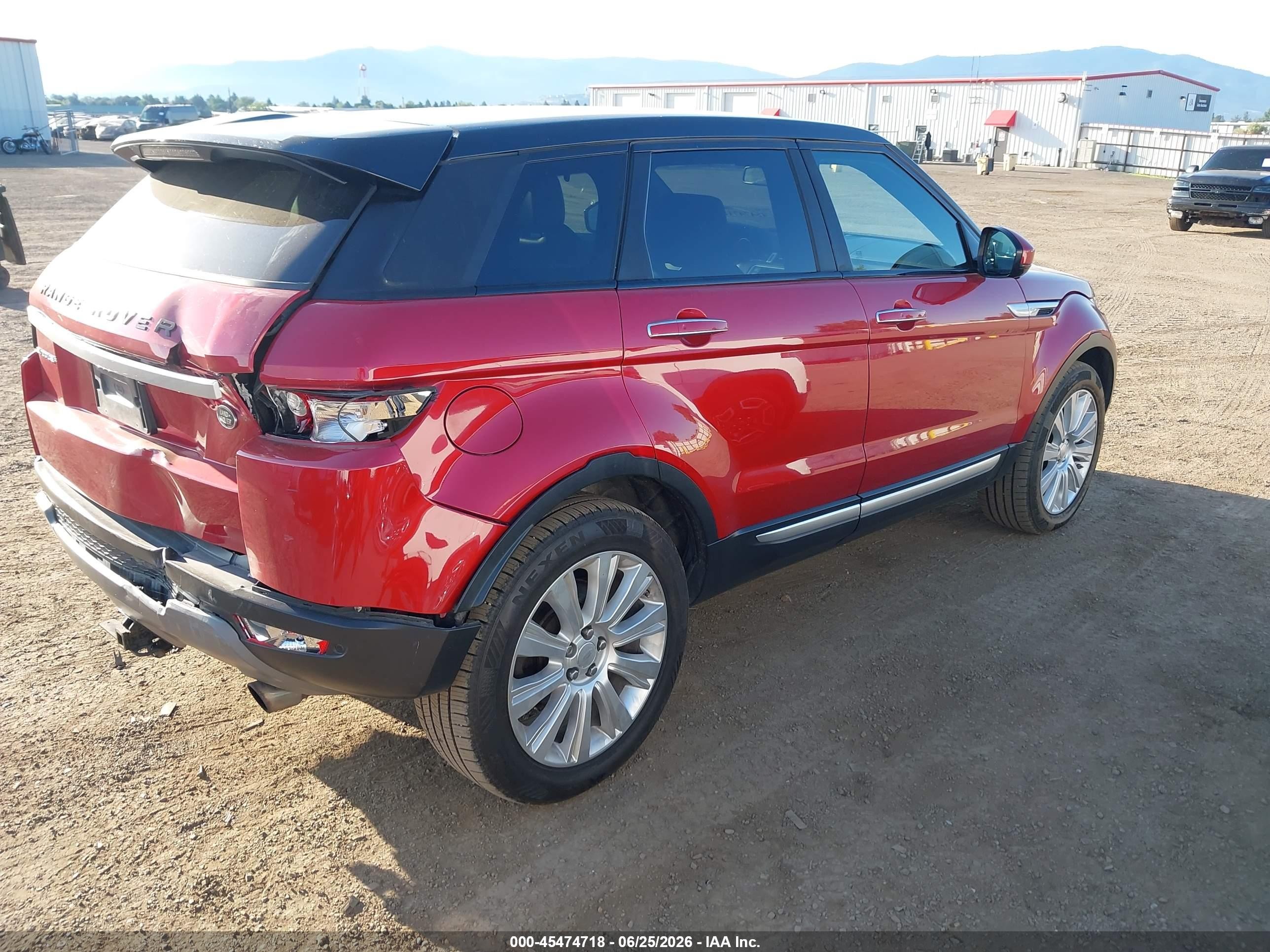 2014 Land Rover Range Rover Evoque Prestige Red vin: SALVV2BG1EH896176