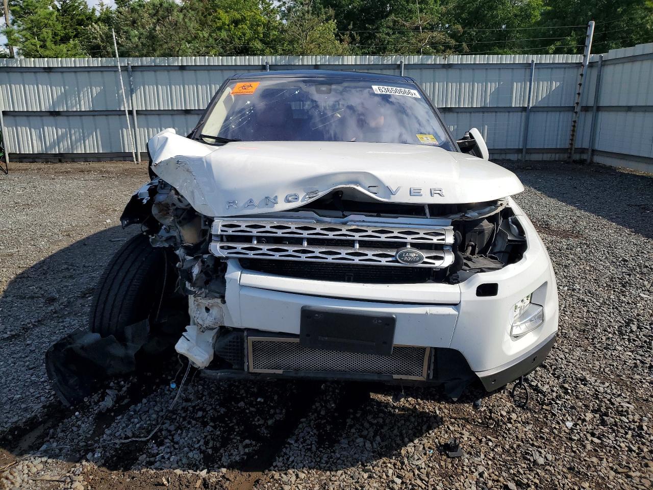 2015 Land Rover Range Rover Evoque Prestige Premium White vin: SALVV2BG2FH038359