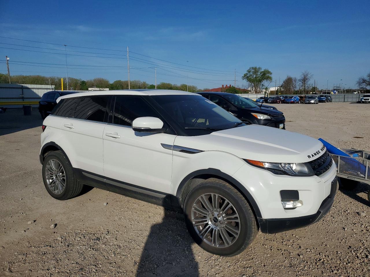 2012 Land Rover Range Rover Evoque Prestige Premium White vin: SALVV2BG5CH661308