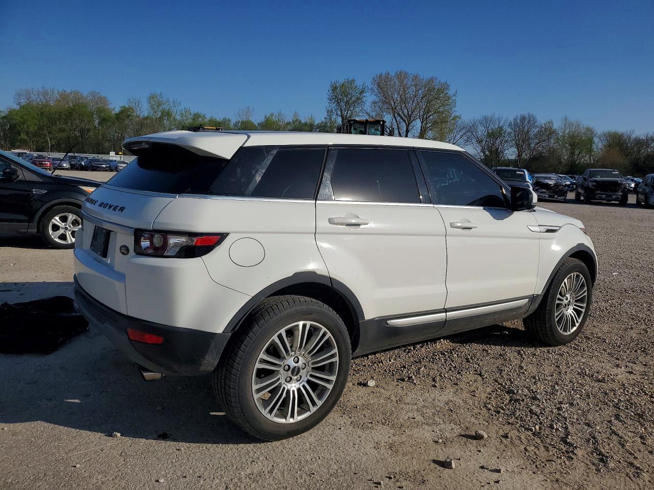 2012 Land Rover Range Rover Evoque Prestige Premium White vin: SALVV2BG5CH661308