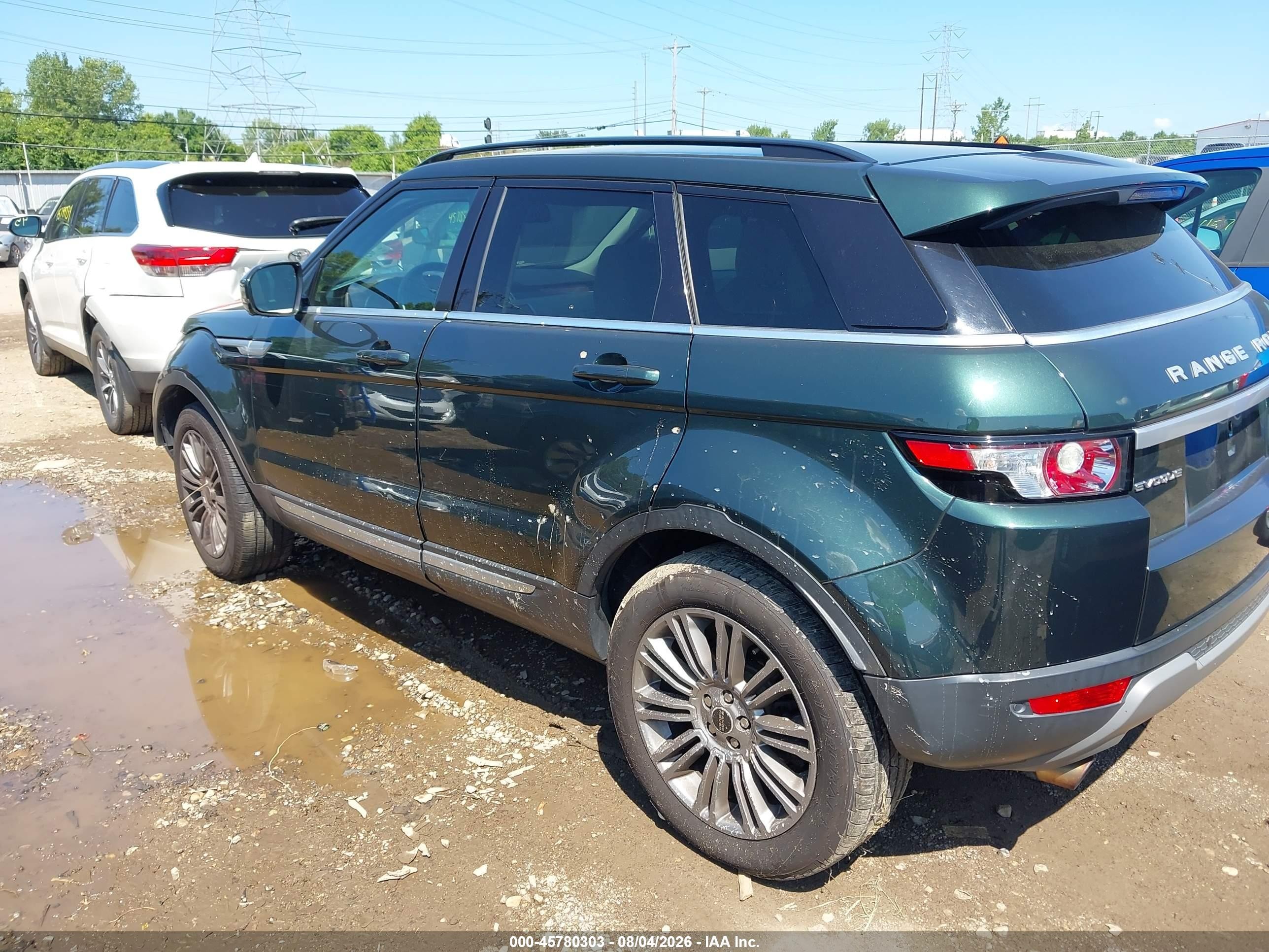 2012 Land Rover Range Rover Evoque Pure Plus Green vin: SALVV2BG5CH672552