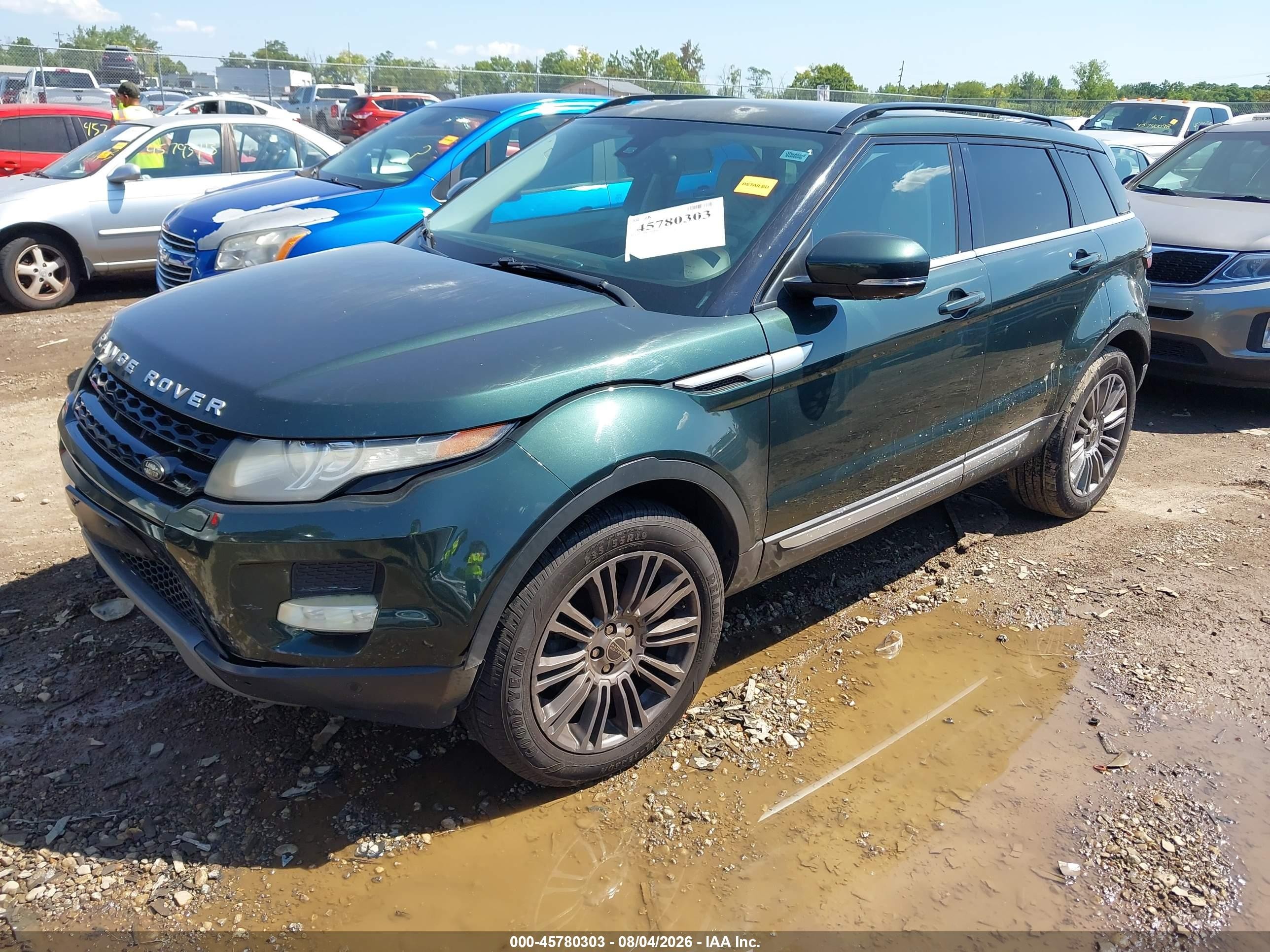 2012 Land Rover Range Rover Evoque Pure Plus Green vin: SALVV2BG5CH672552
