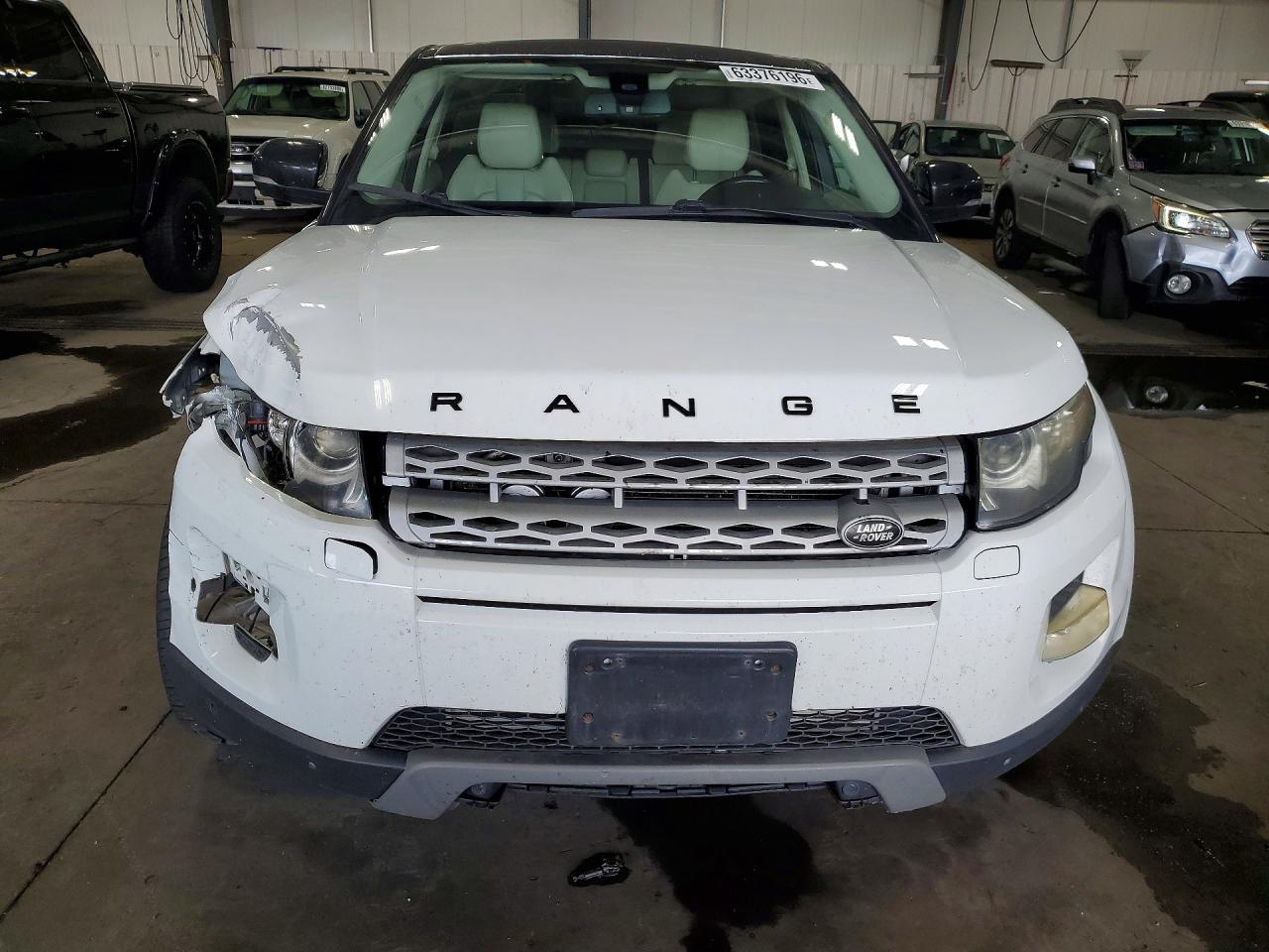 2013 Land Rover Range Rover Evoque Prestige Premium White vin: SALVV2BG5DH727843